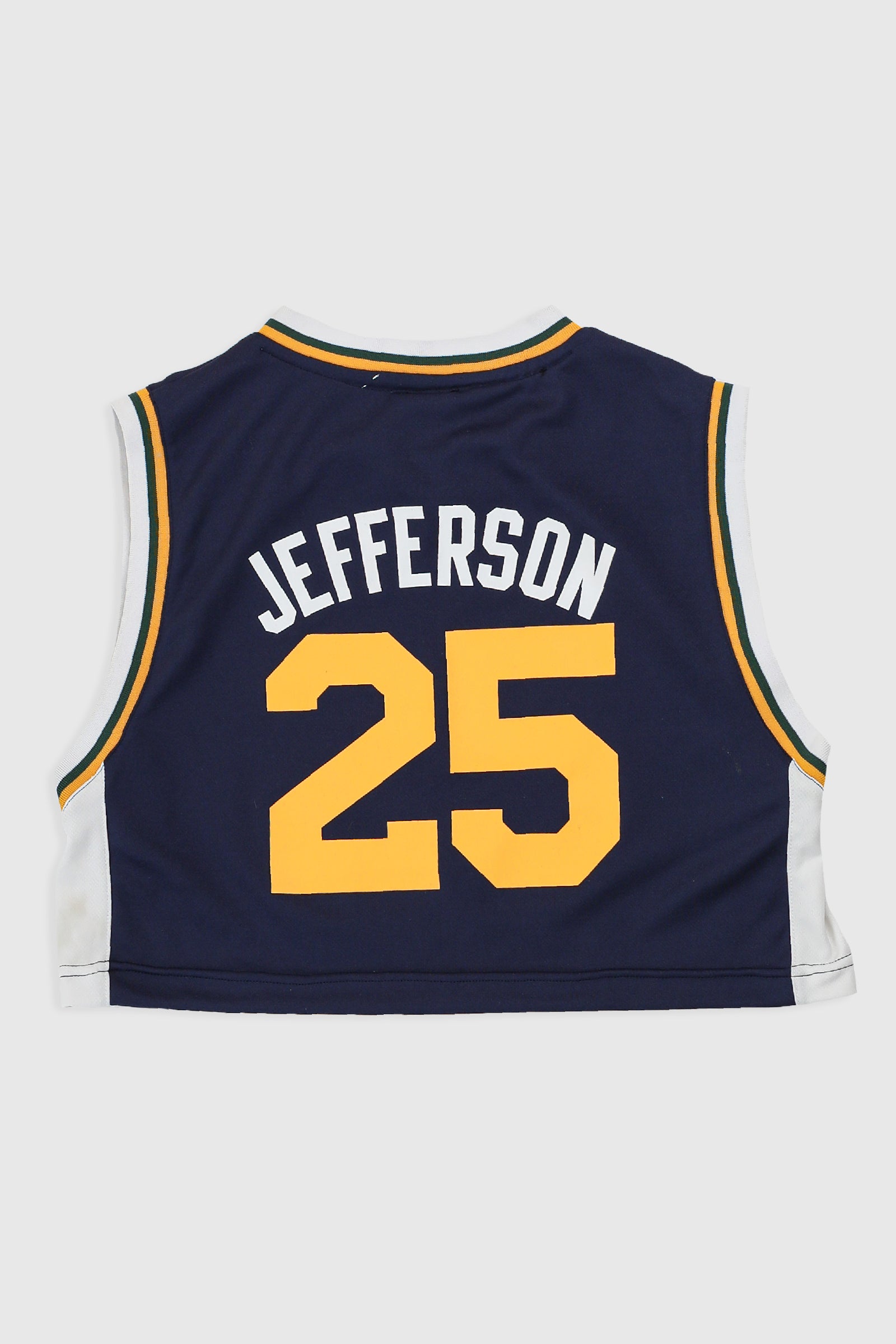 Rework Jazz Crop Jersey - M-JERSEYS-NBA-Frankie Collective Rare Vintage Streetwear Reworks