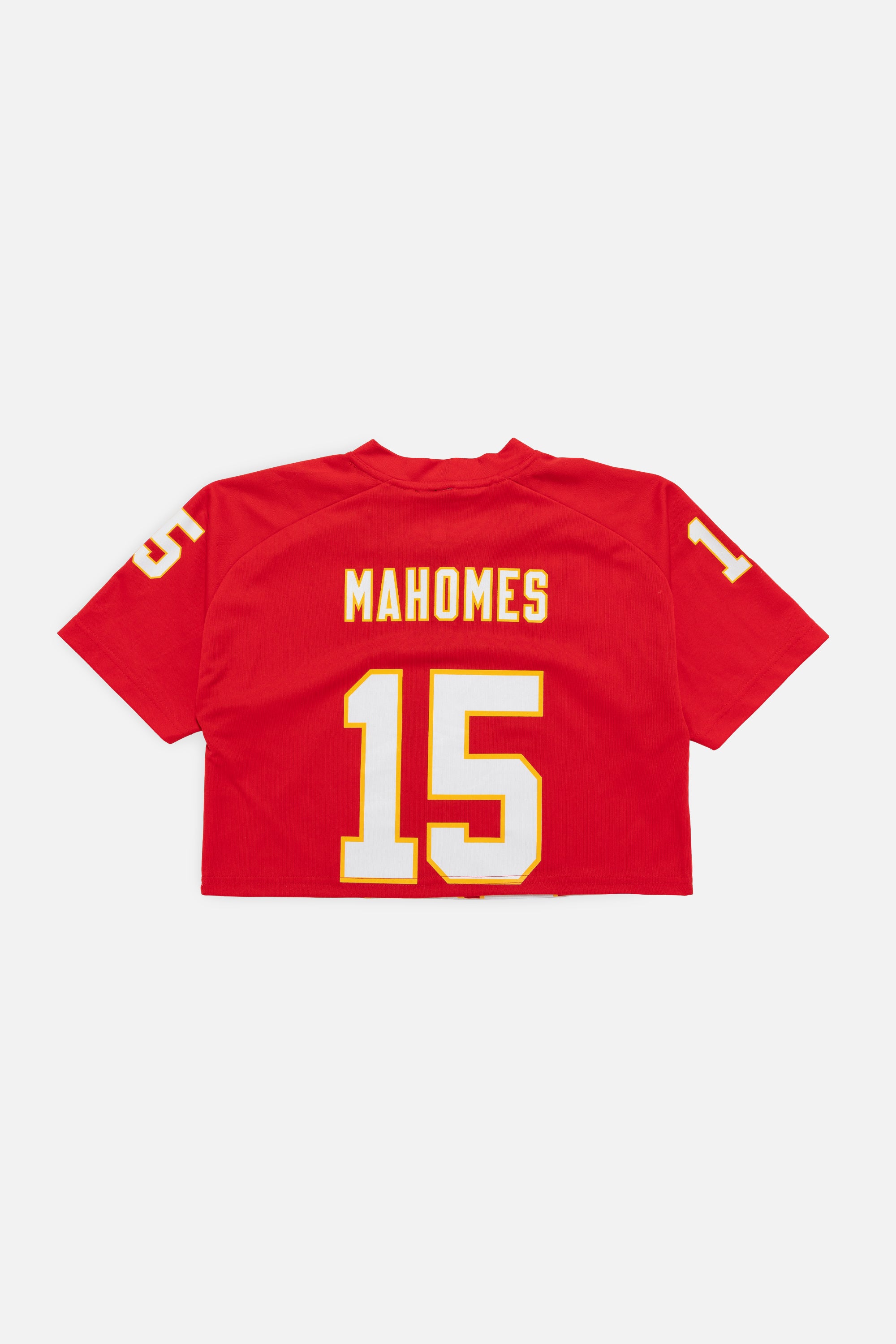 Rework Kansas City Chiefs Crop Jersey-NFL-Frankie Collective-Rework-Vintage-Streetwear