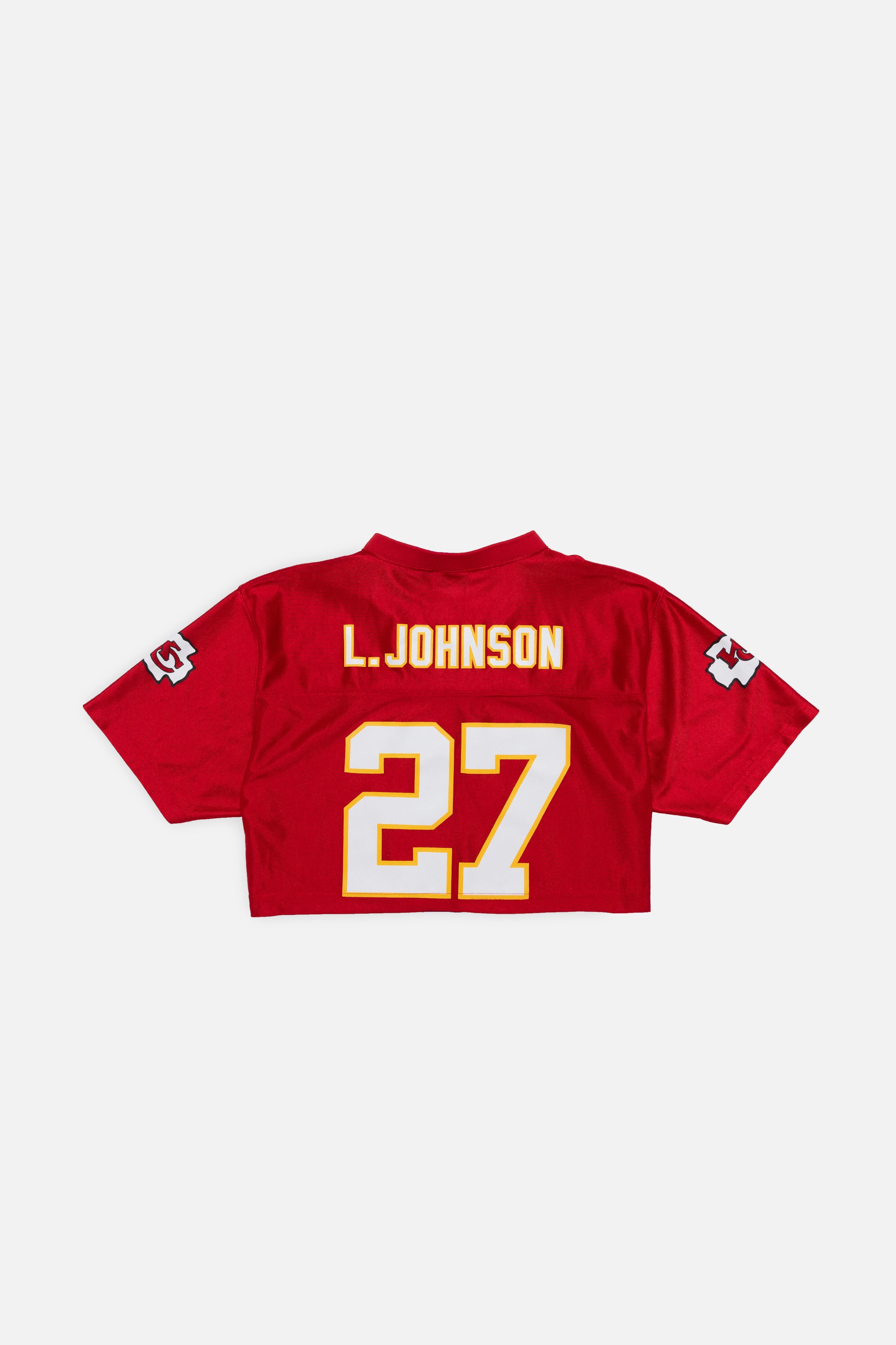 Rework Kansas City Chiefs Crop Jersey - M-JERSEYS-NFL-Frankie Collective