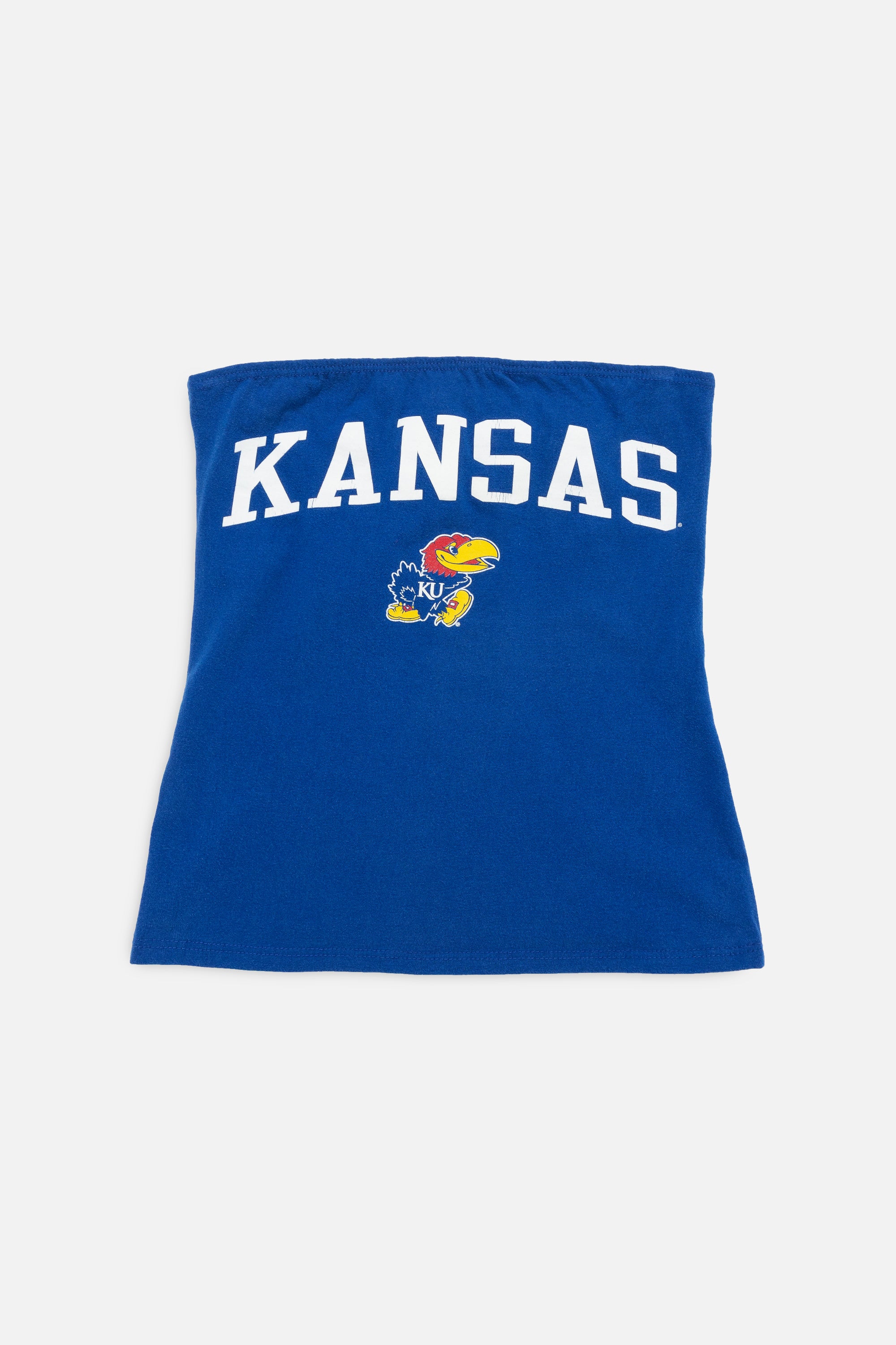 Rework Kansas Jayhawks Tube Top-NCAA-Frankie Collective-Rework-Vintage-Streetwear