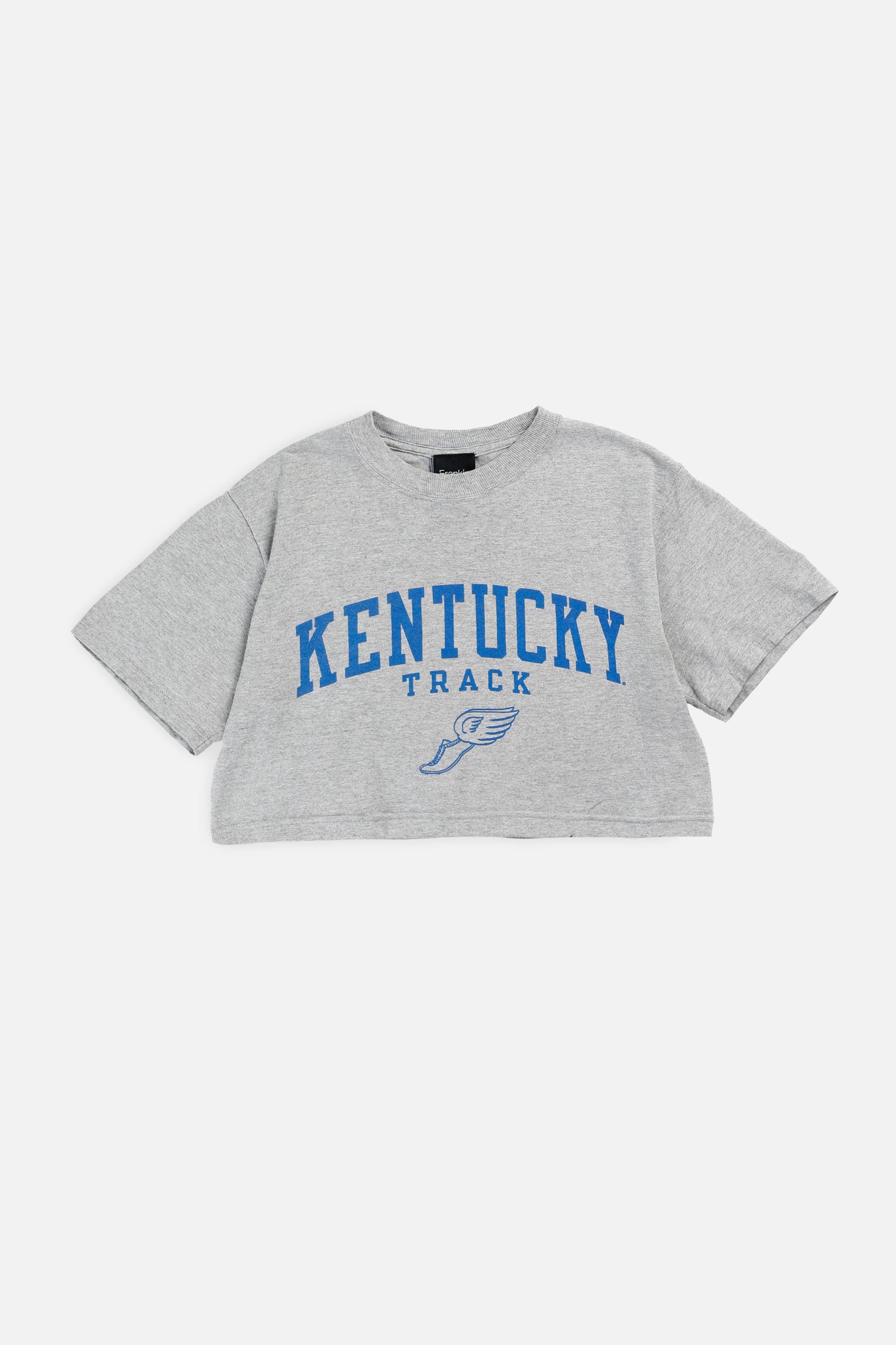 Rework Kentucky Crop Tee - S-TOPS-NCAA-S-Frankie Collective Rare Vintage Streetwear Reworks