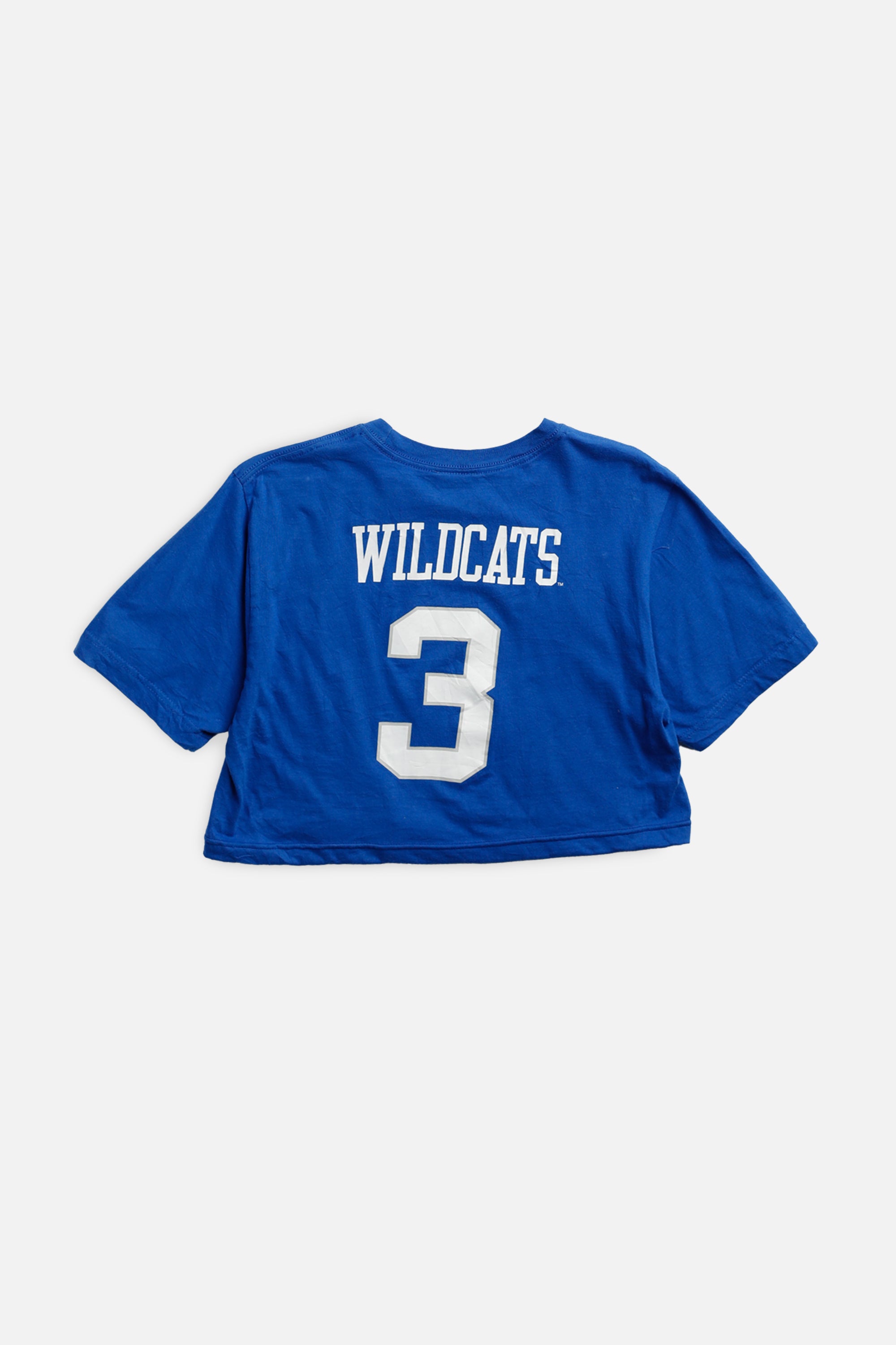 Rework Kentucky Wildcats Crop Tee - S-TOPS-vendor-unknown-S-Frankie Collective Rare Vintage Streetwear Reworks