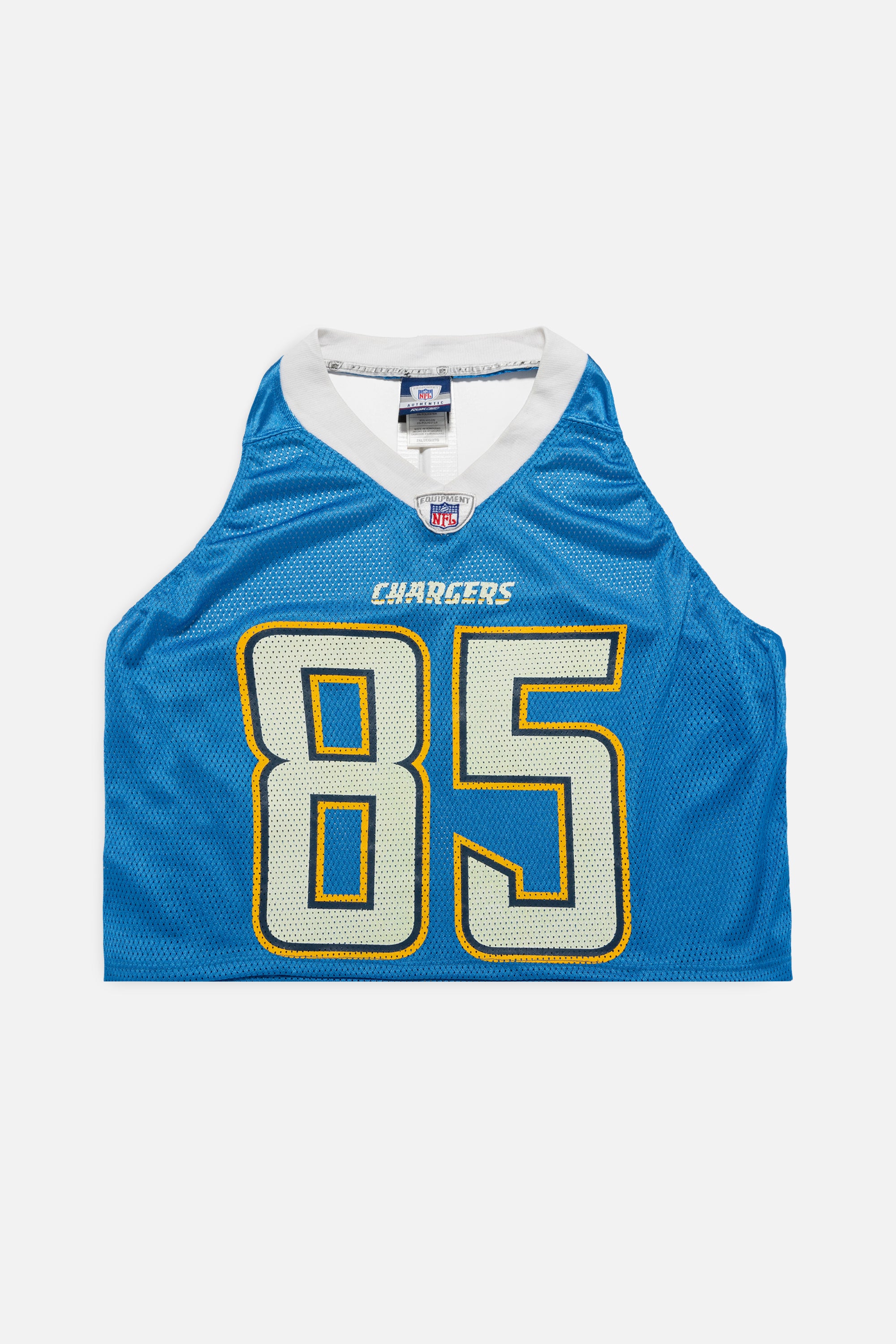 Rework Los Angeles Chargers Halter Top-NFL-Frankie Collective-Rework-Vintage-Streetwear