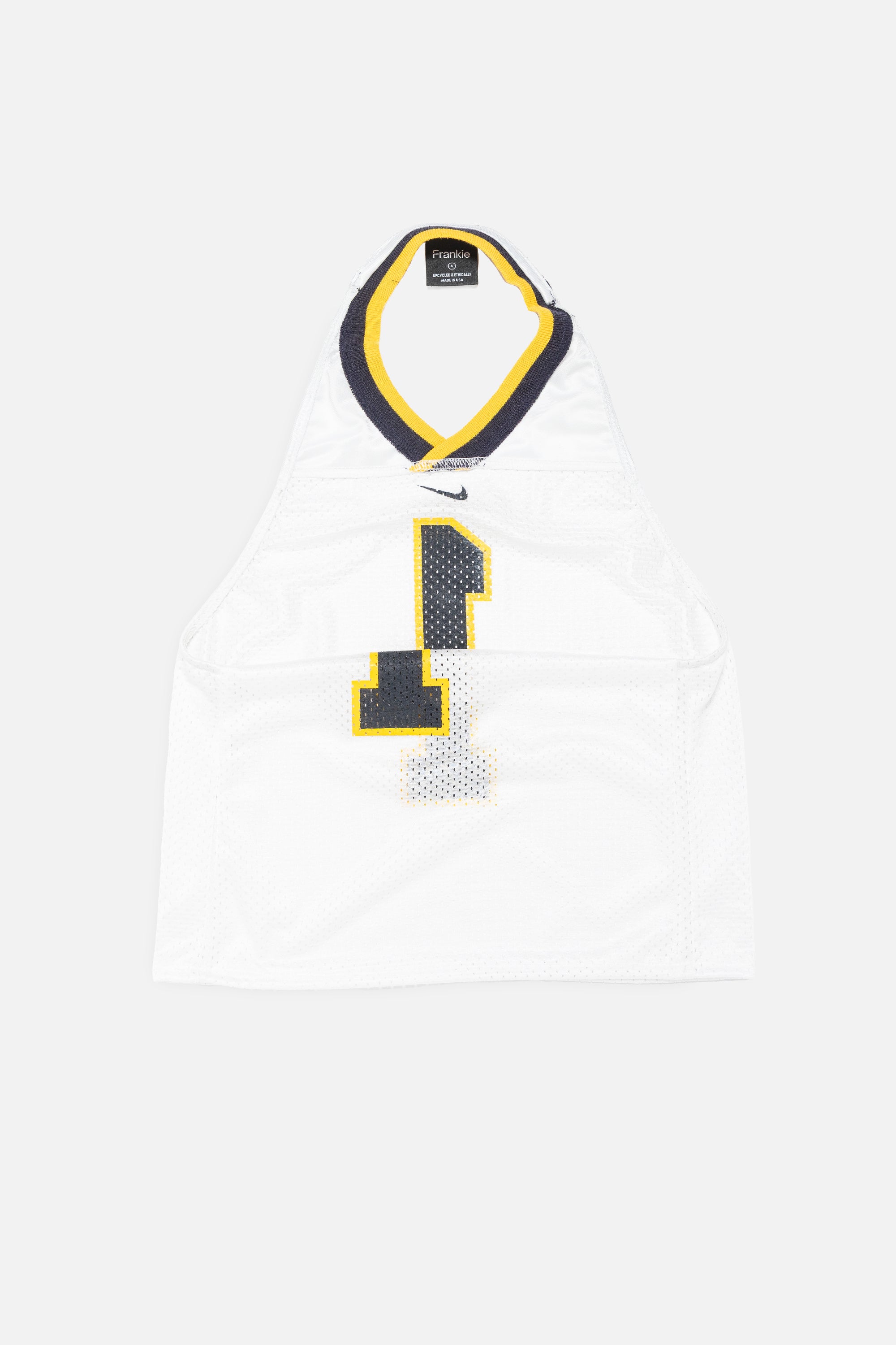 Rework Michigan Wolverines Halter Top-NCAA-Frankie Collective-Rework-Vintage-Streetwear