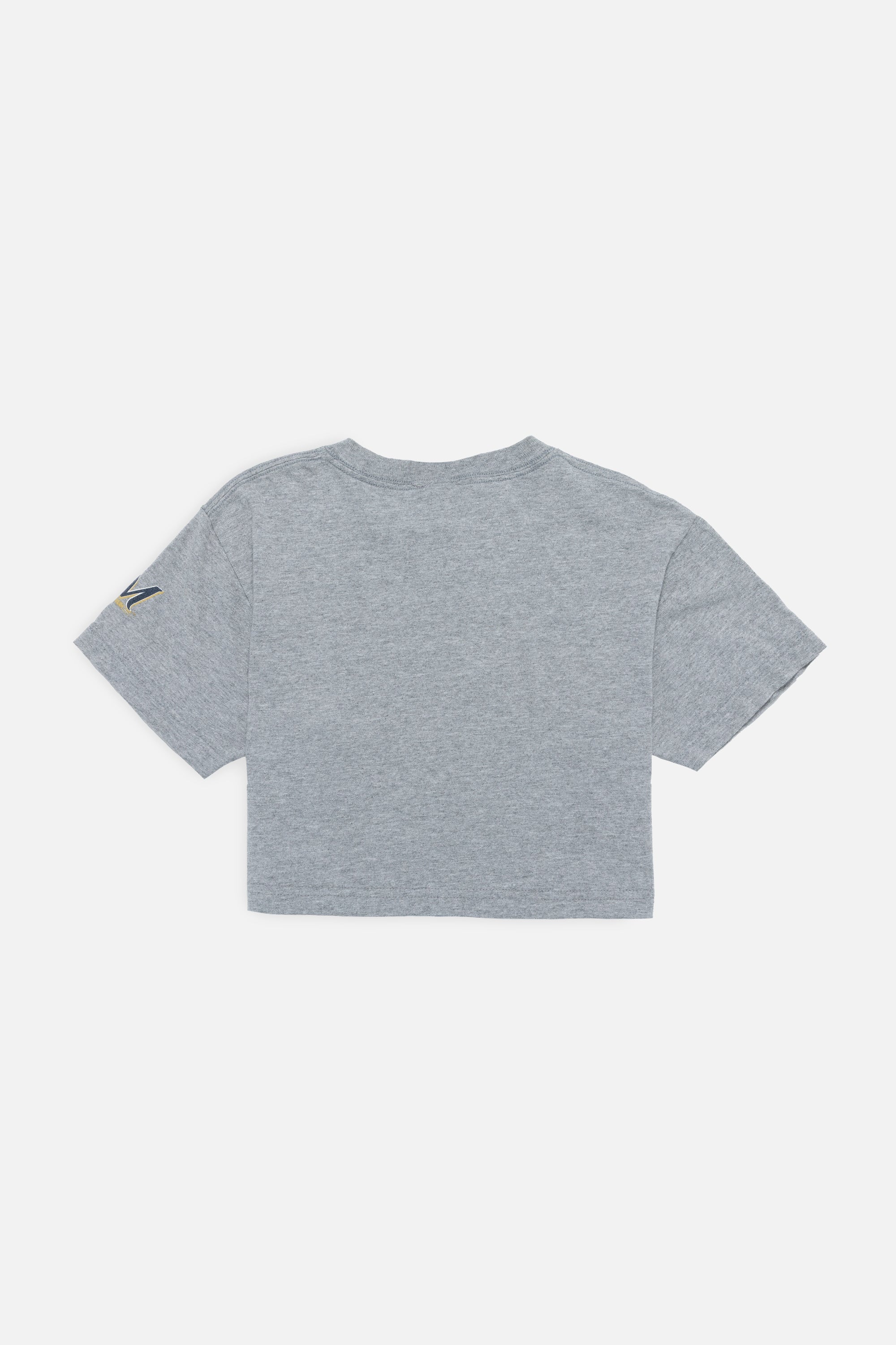 Rework Milwaukee Brewers Crop Tee - S-T-SHIRTS-MLB-Frankie Collective