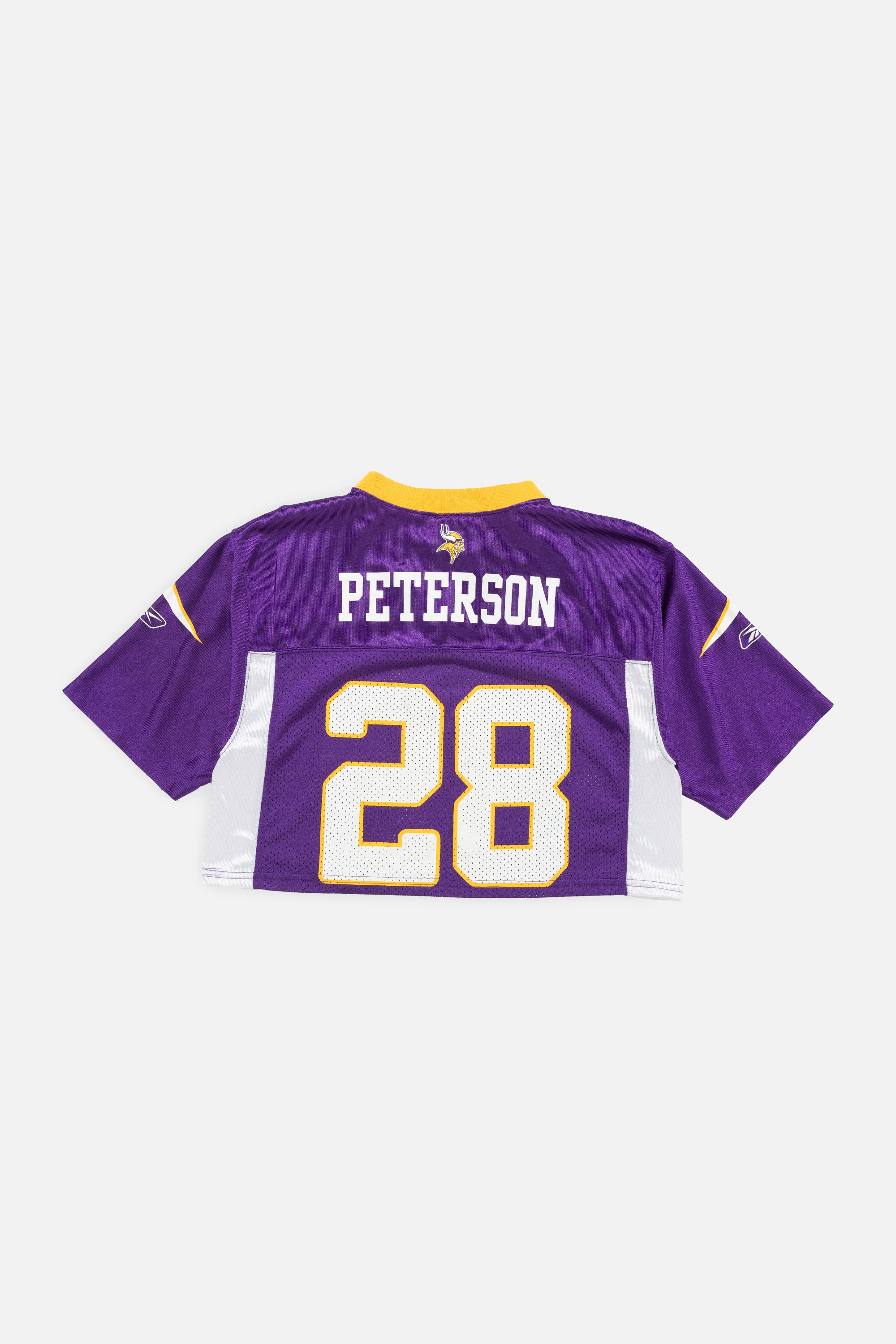 Rework Minnesota Vikings Crop Jersey-NFL-Frankie Collective-Rework-Vintage-Streetwear