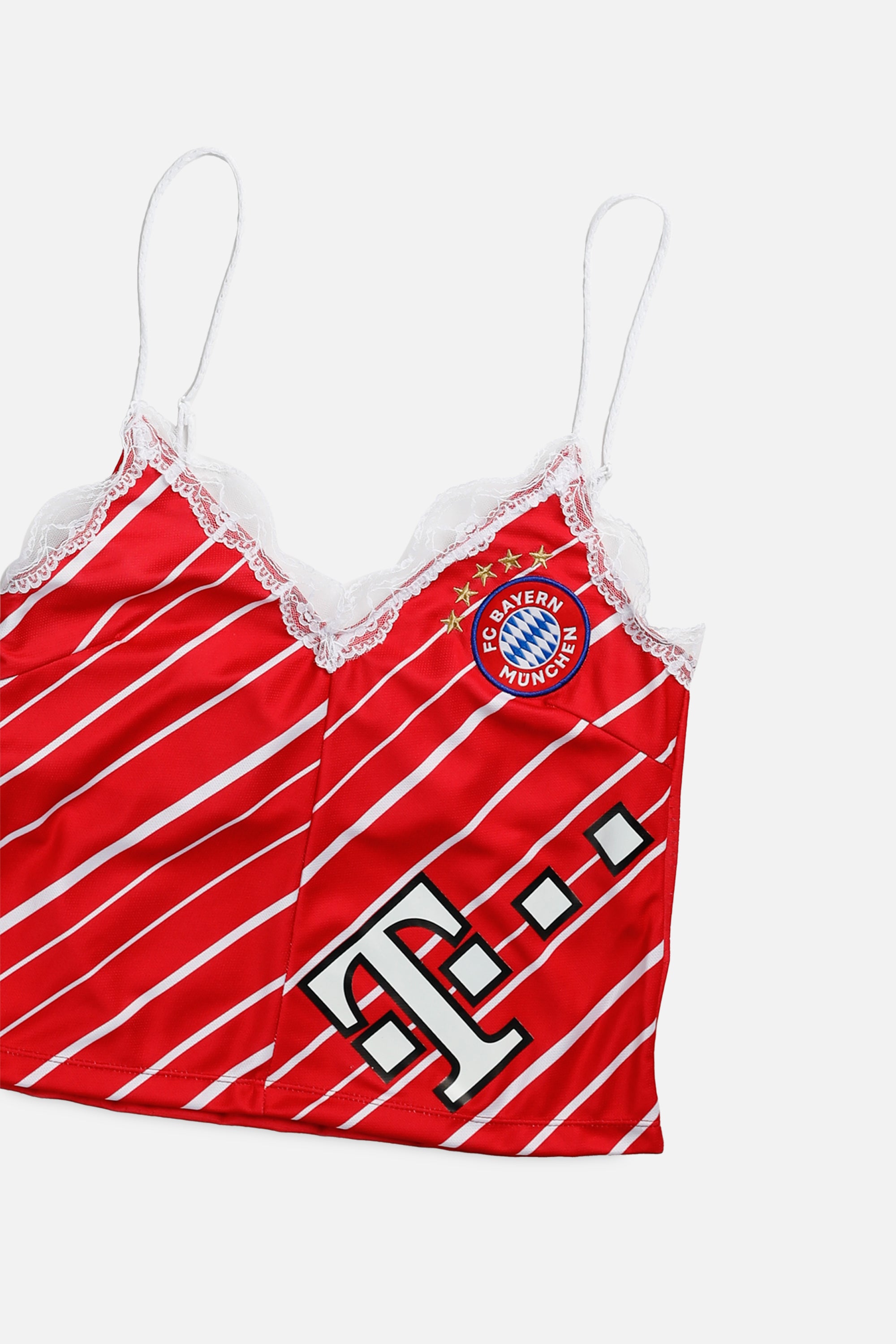 Rework Munich Soccer Lace Tank - S-TOPS-NBA-S-Frankie Collective Rare Vintage Streetwear Reworks