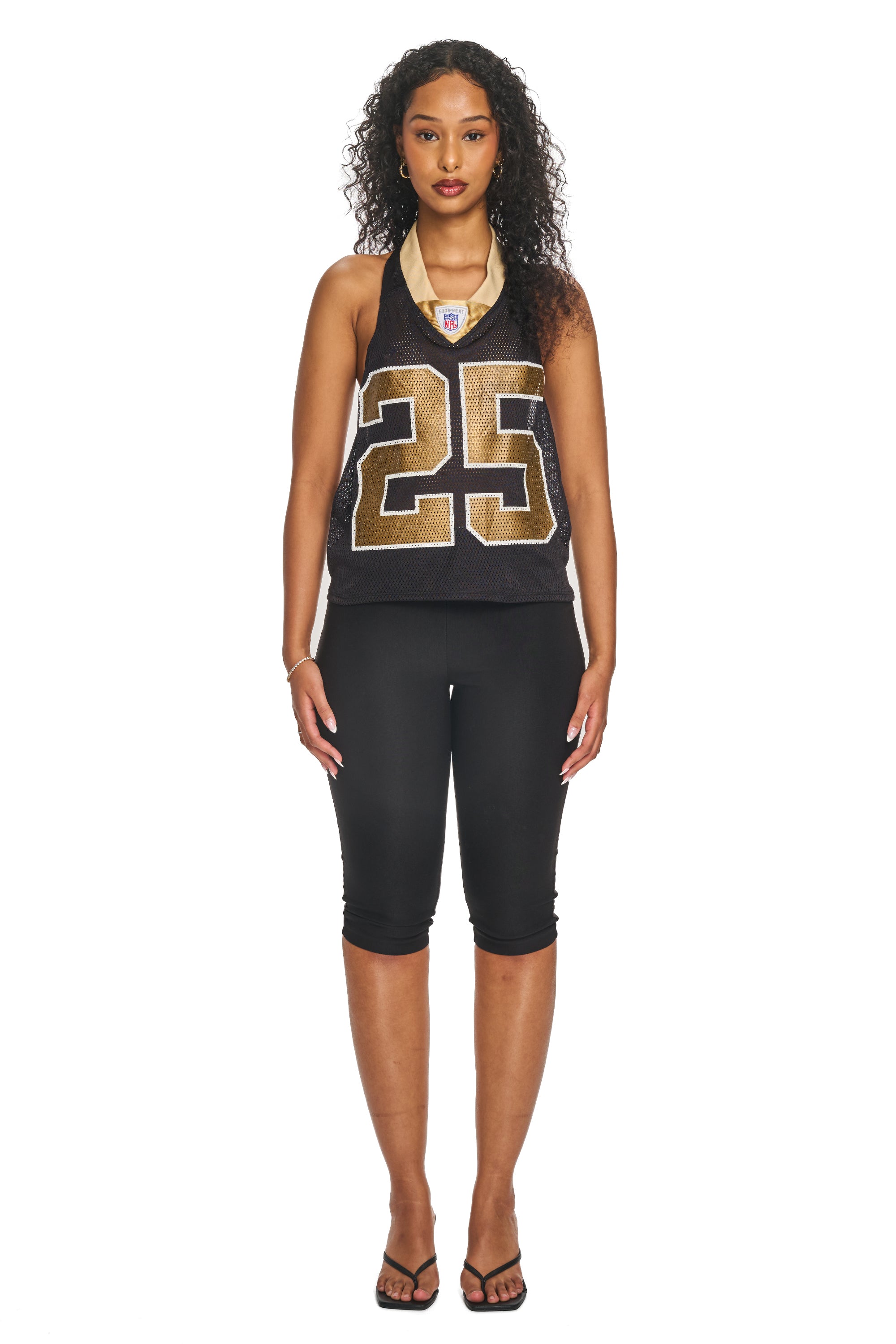 Rework New Orleans Saints Halter Top-NFL-Frankie Collective-Rework-Vintage-Streetwear