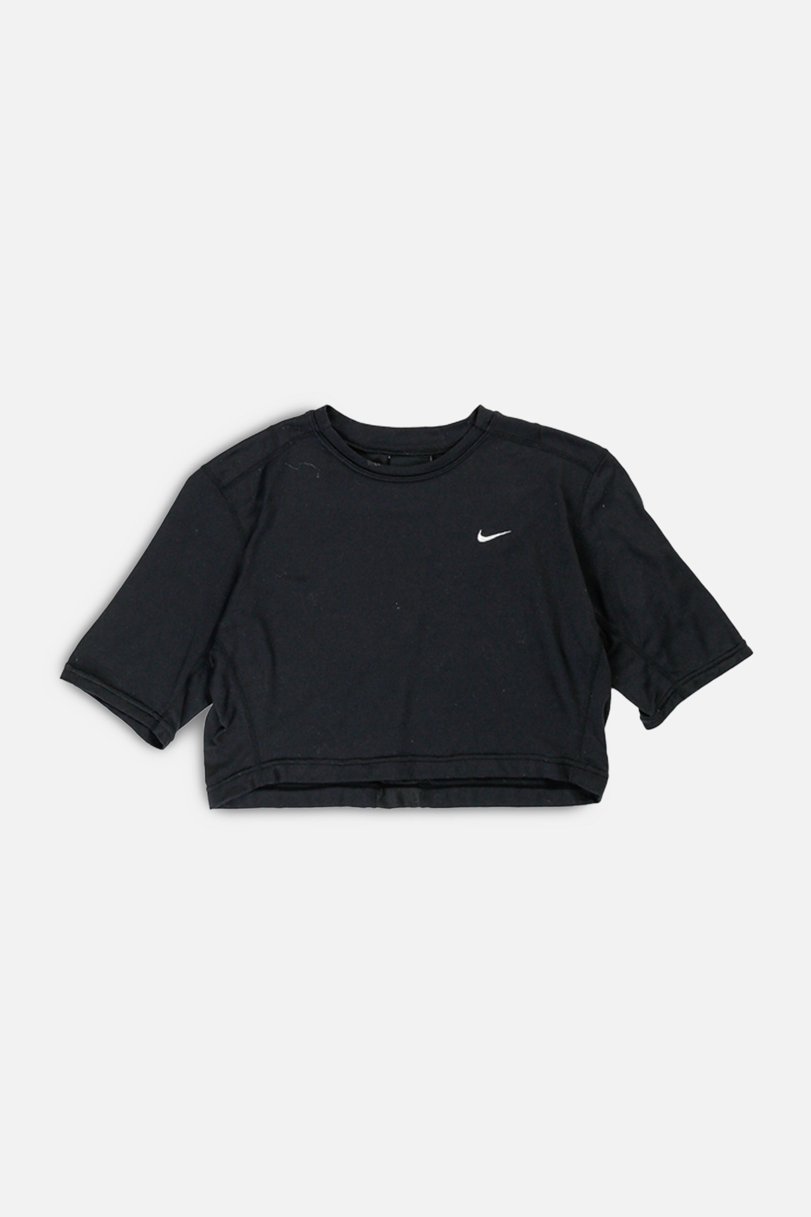 Rework Nike Crop Tee - XS-TOPS-Nike-XS-Frankie Collective Rare Vintage Streetwear Reworks