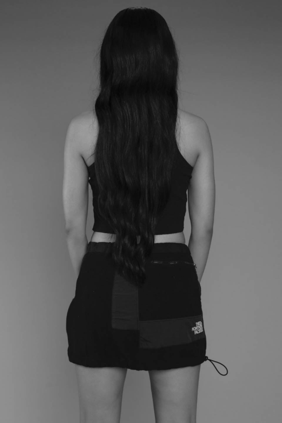 Rework North Face Fleece Mini Skirt - XS, S, M, L-BOTTOMS-North Face-XS-Frankie Collective Rare Vintage Streetwear Reworks