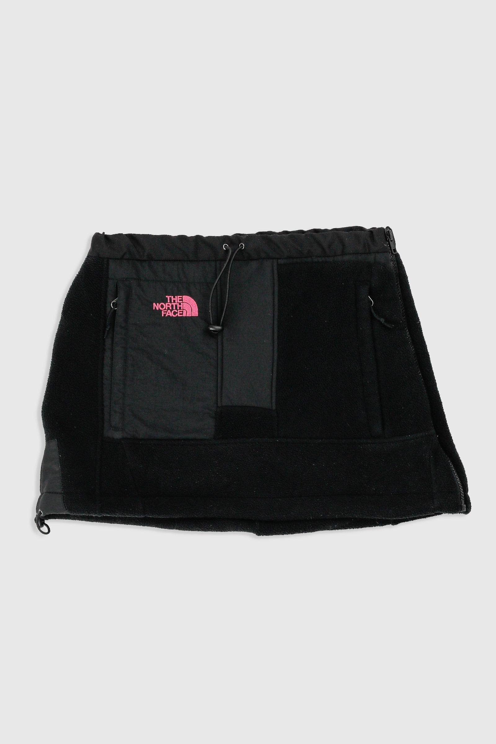 Rework North Face Fleece Mini Skirt - XS, S, M, L-BOTTOMS-North Face-XS-Frankie Collective Rare Vintage Streetwear Reworks