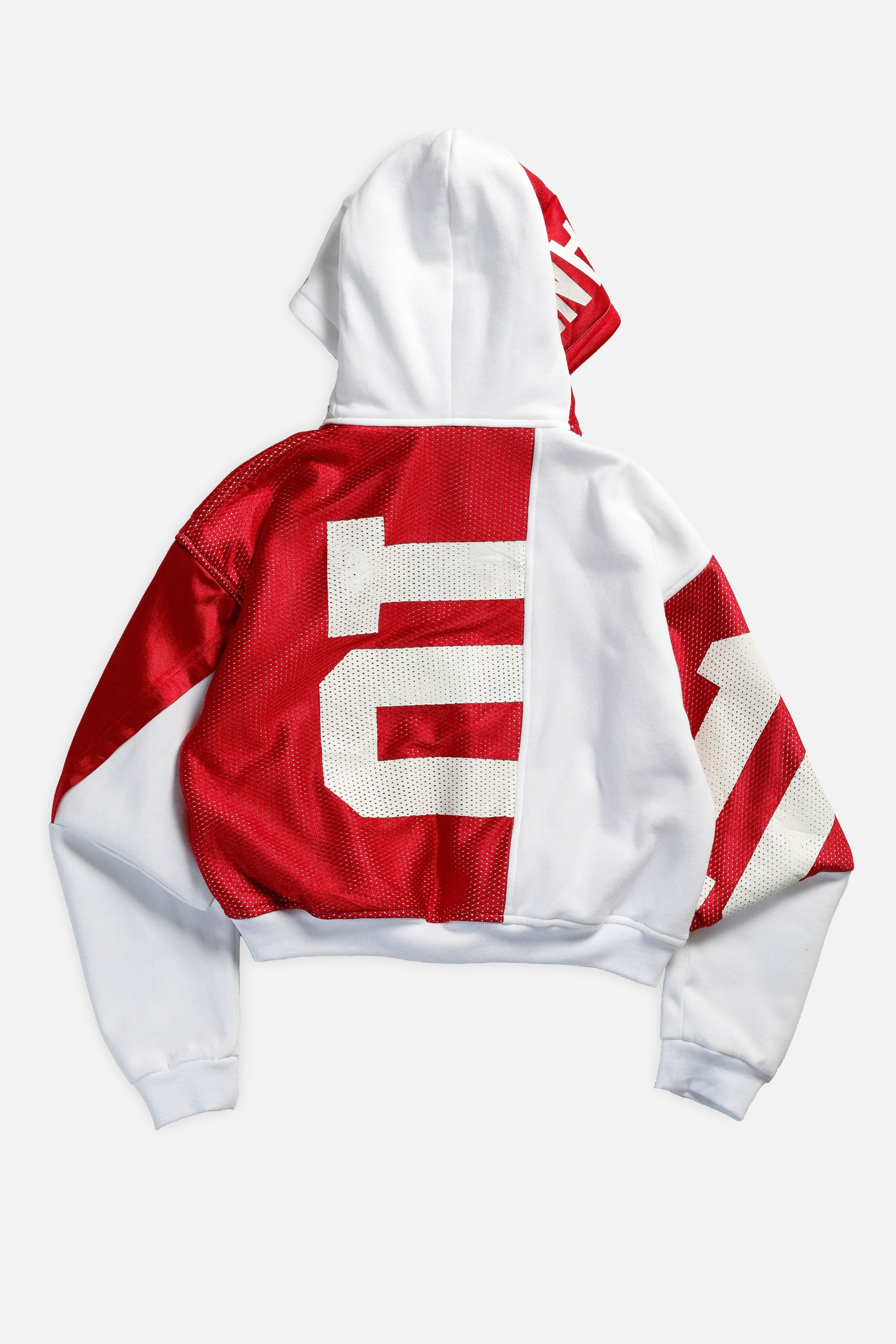 Rework NY Giants Crop Zip Hoodie - M-SWEATERS-NFL-Frankie Collective