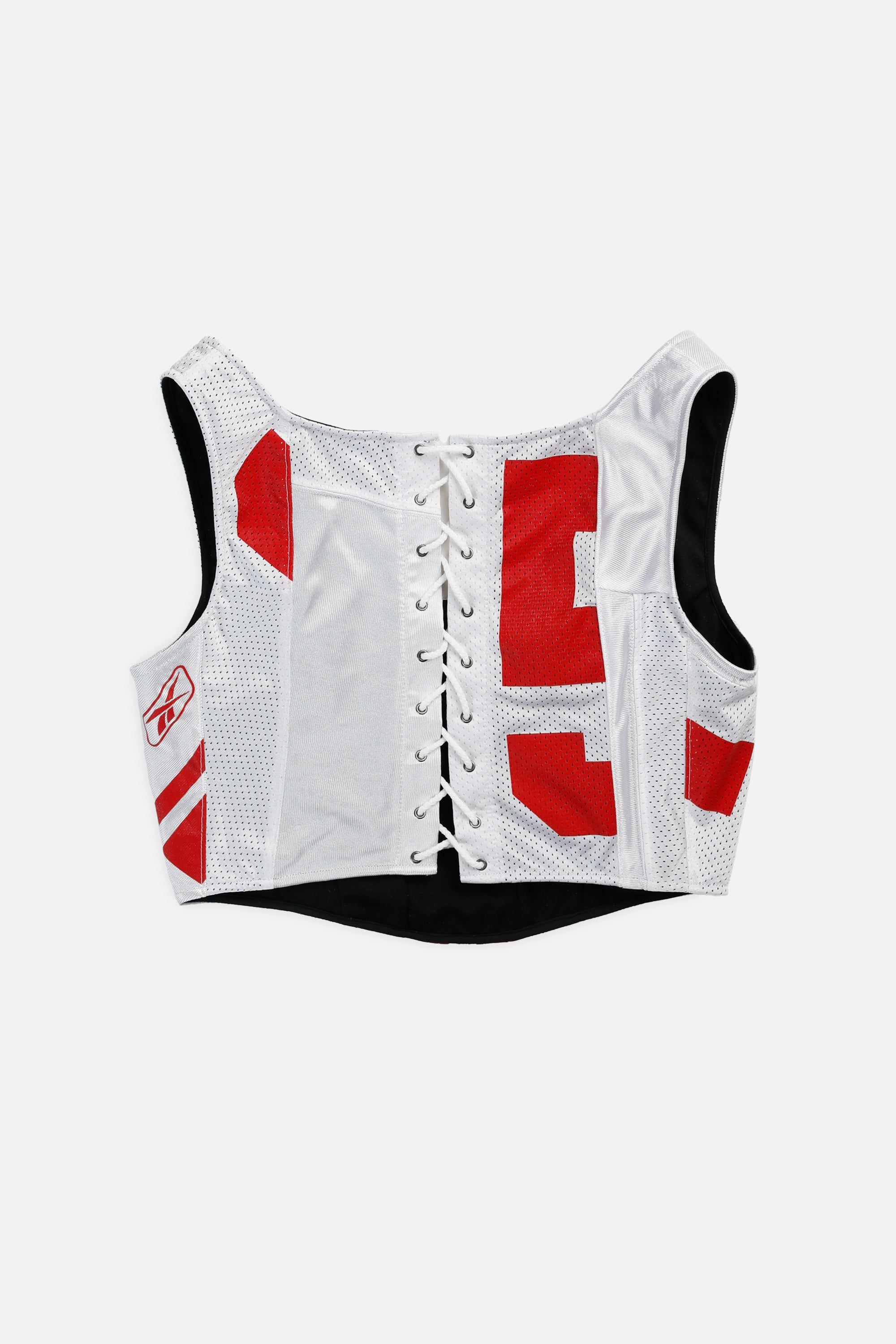 Rework NY Giants NFL Corset - L-TOPS-NFL-L-Frankie Collective Rare Vintage Streetwear Reworks