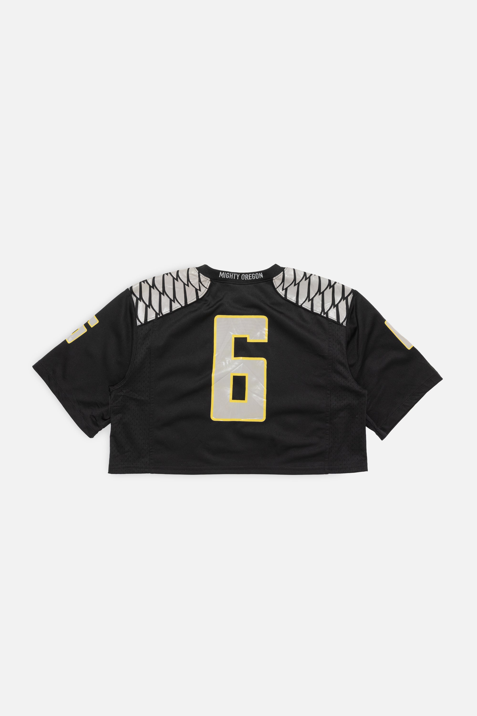 Rework Oregon Ducks Crop Jersey-NCAA-Frankie Collective-Rework-Vintage-Streetwear
