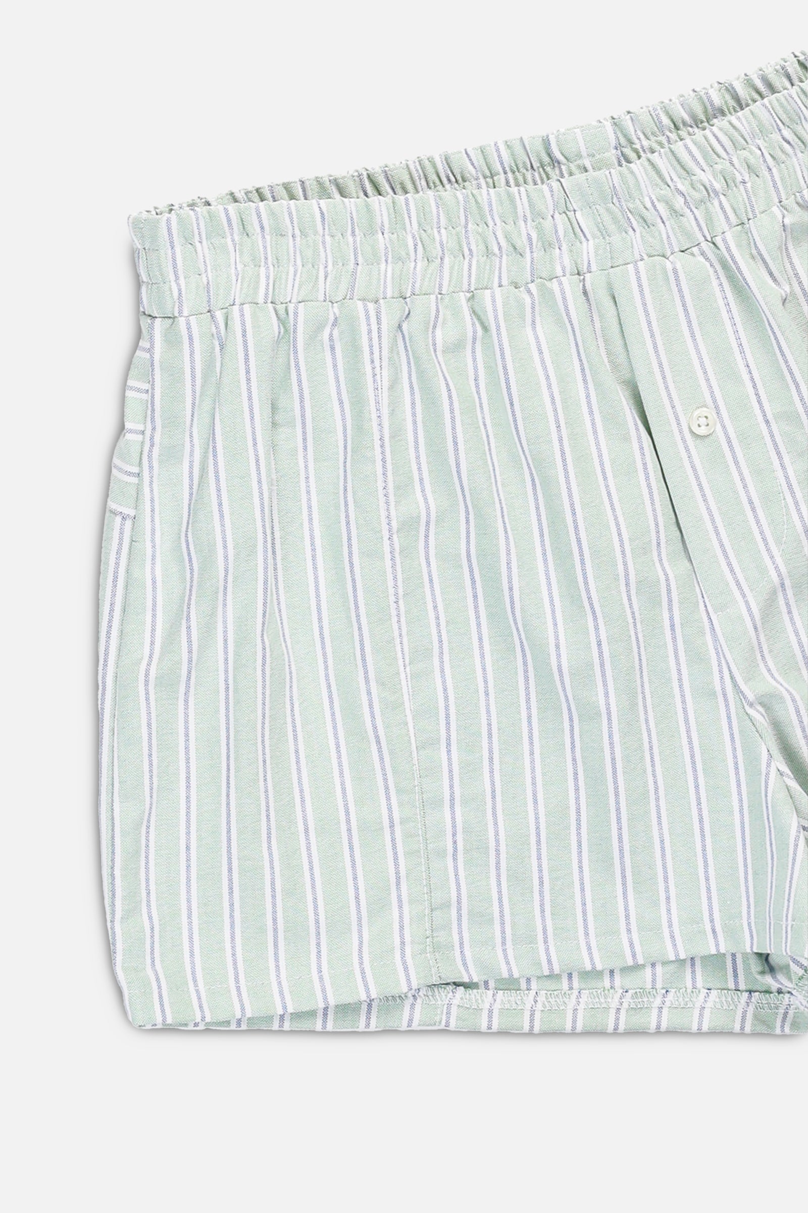 Rework Oxford Mini Boxer Shorts - S-BOTTOMS-vendor-unknown-S-Frankie Collective Rare Vintage Streetwear Reworks