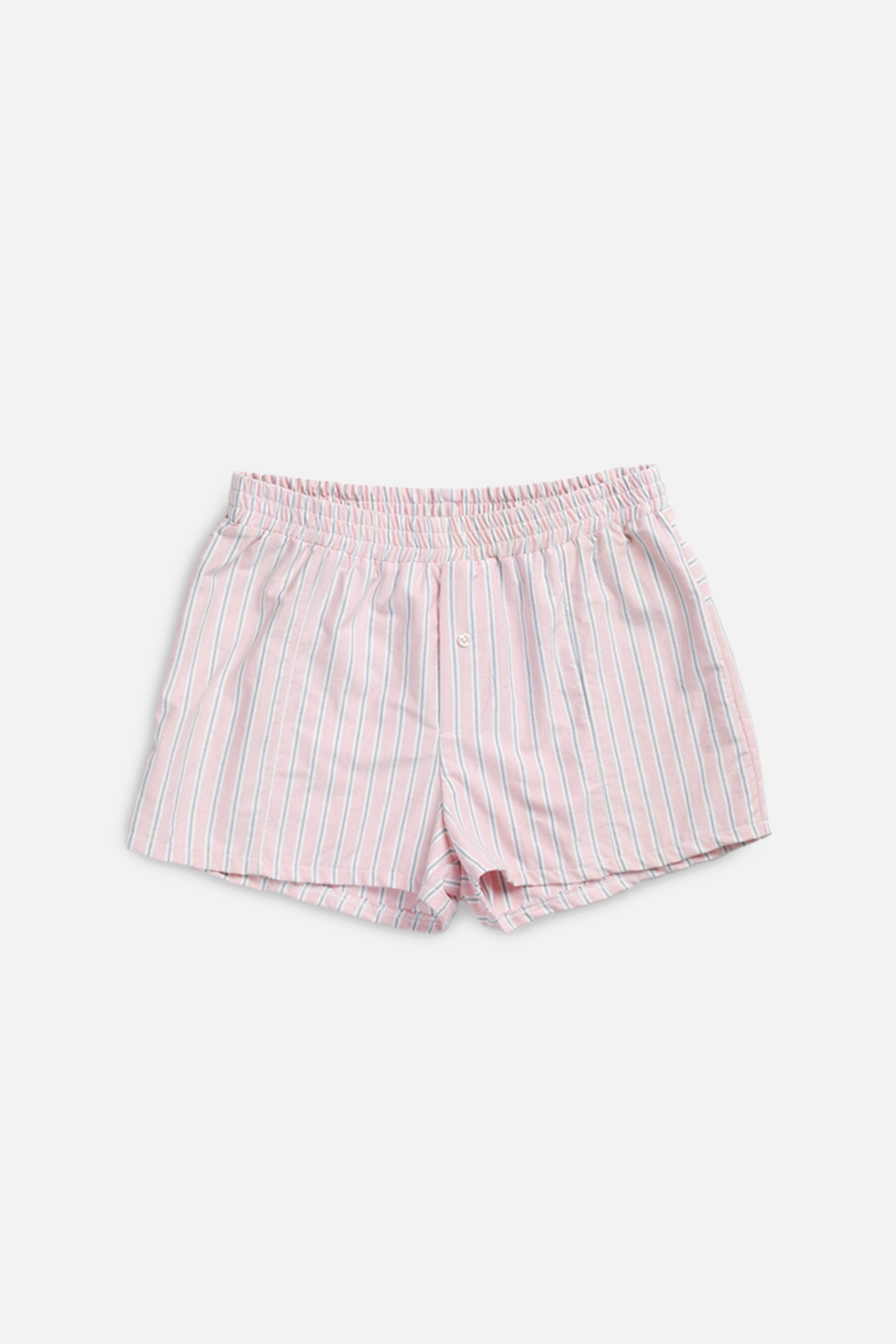 Rework Oxford Mini Boxer Shorts - S-BOTTOMS-vendor-unknown-S-Frankie Collective Rare Vintage Streetwear Reworks