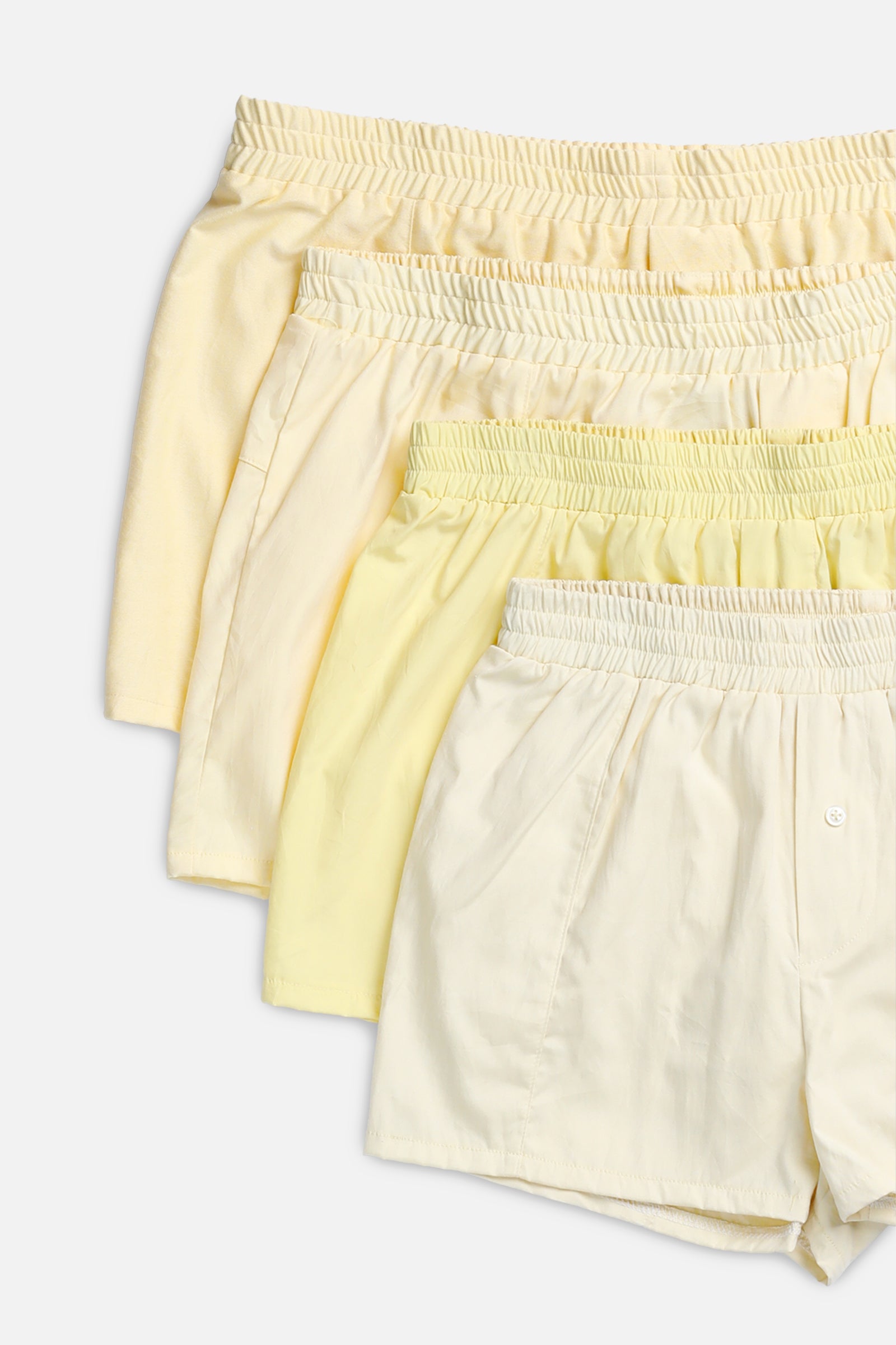 Rework Oxford Mini Boxer Shorts - XS, S, M, L, XL, XXL-BOTTOMS-vendor-unknown-XS-Frankie Collective Rare Vintage Streetwear Reworks