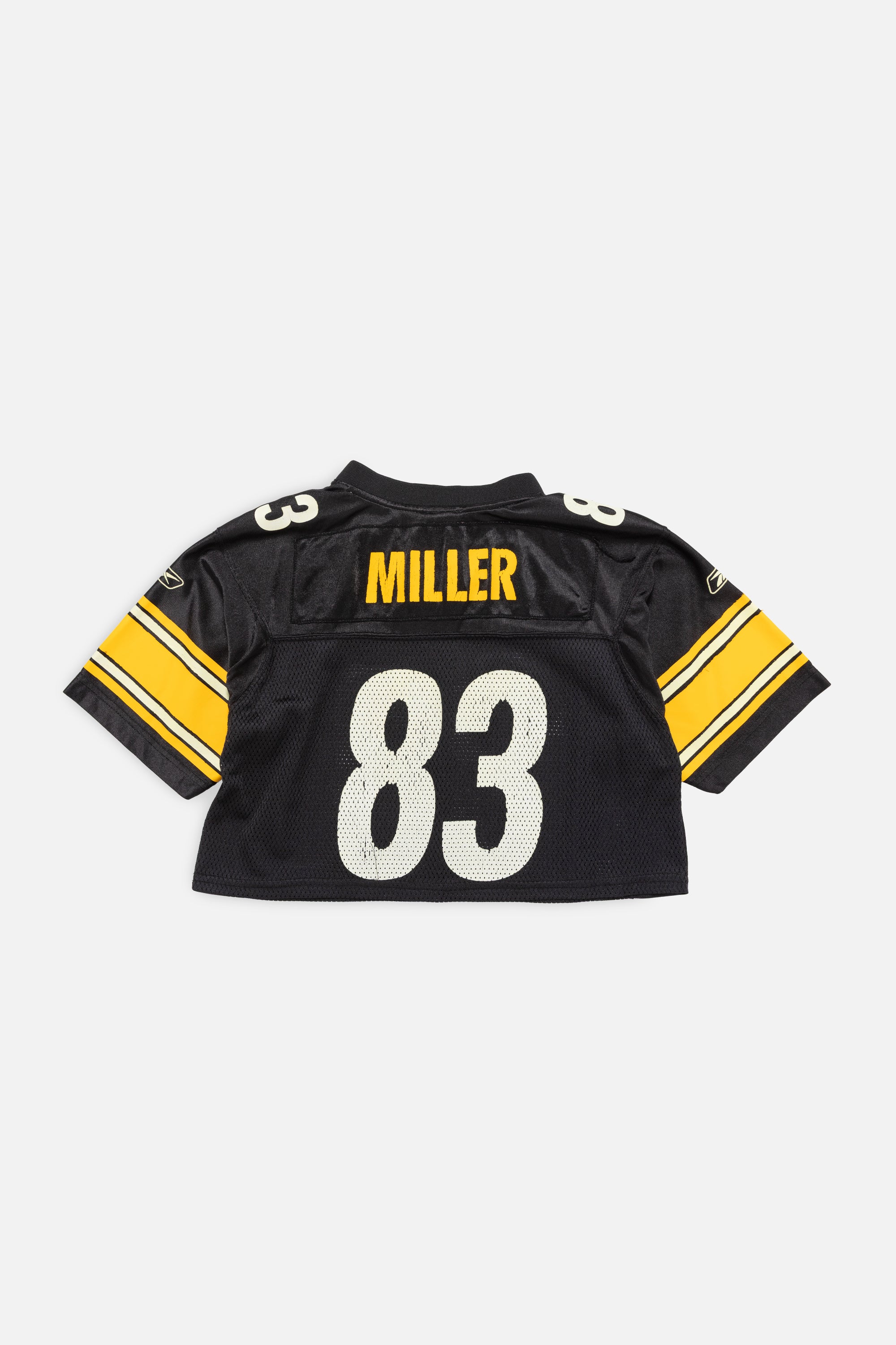 Rework Pittsburgh Steelers Crop Jersey-NFL-Frankie Collective-Rework-Vintage-Streetwear