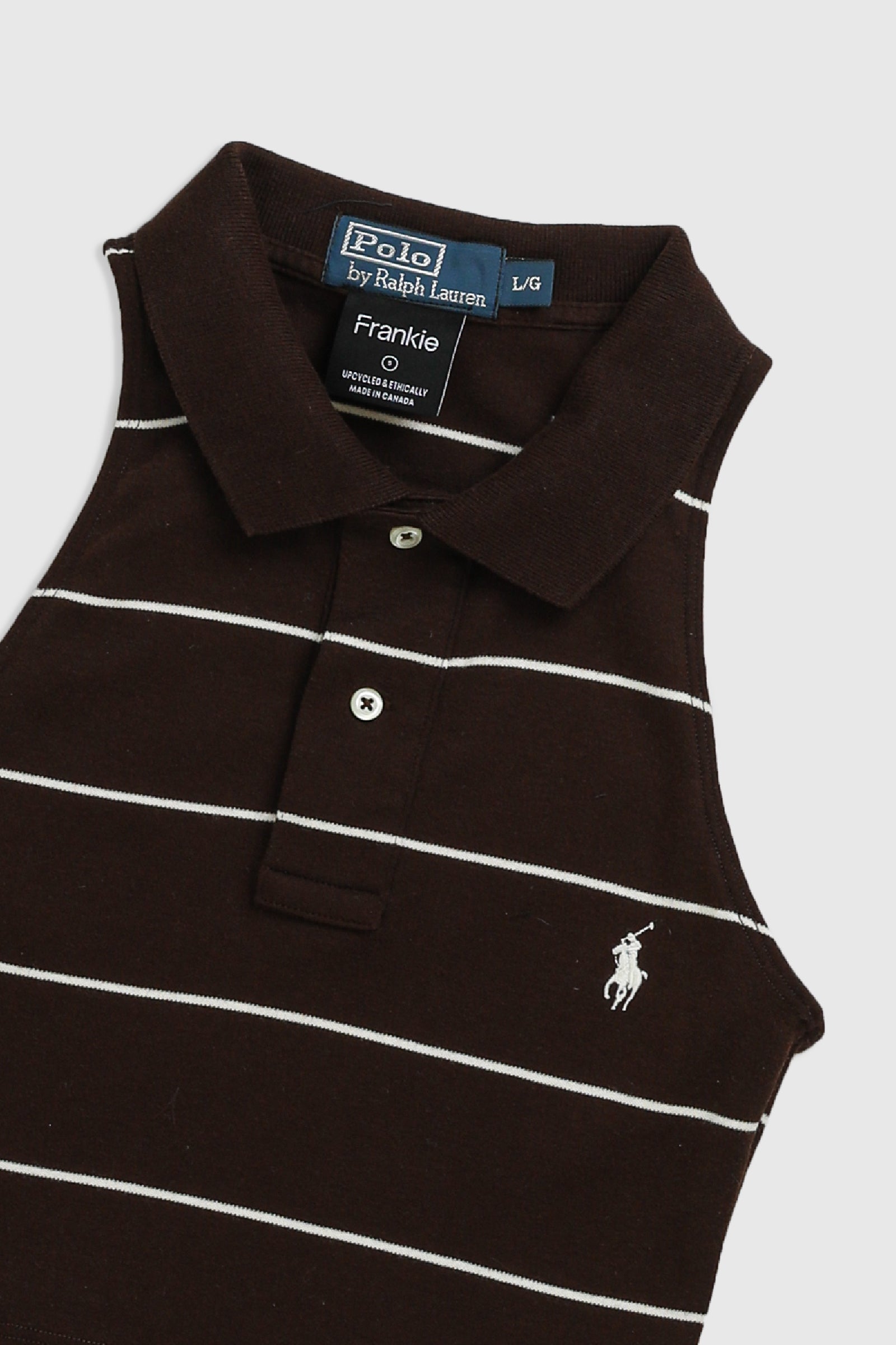 Rework Polo Collared Tank - S-TOPS-Polo-Frankie Collective