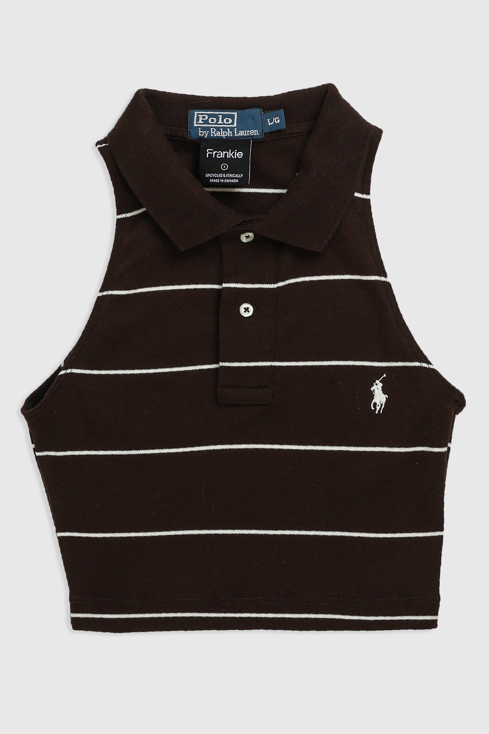 Rework Polo Collared Tank - S-TOPS-Polo-Frankie Collective