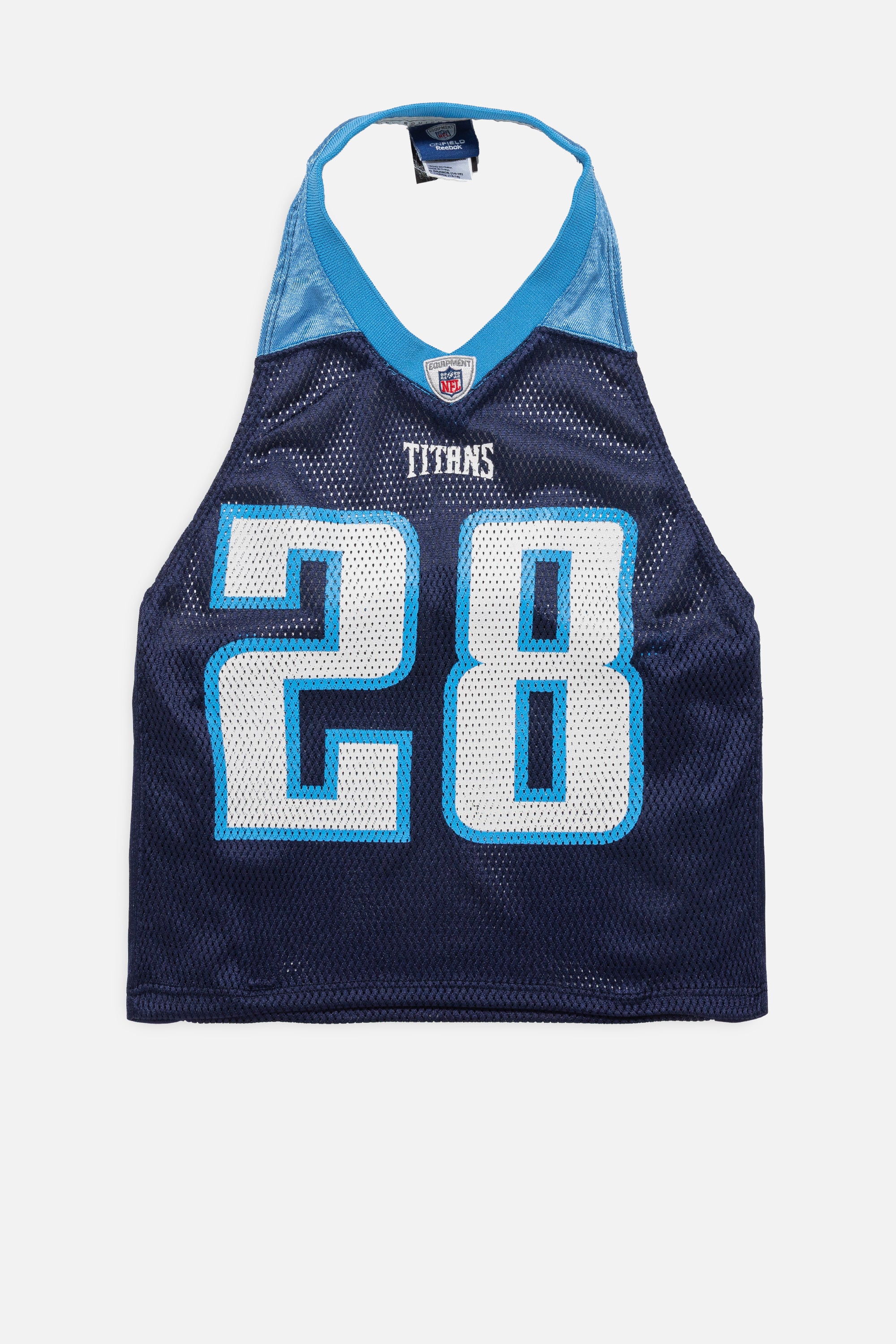 Rework Tennessee Titans Halter Top-NFL-Frankie Collective-Rework-Vintage-Streetwear