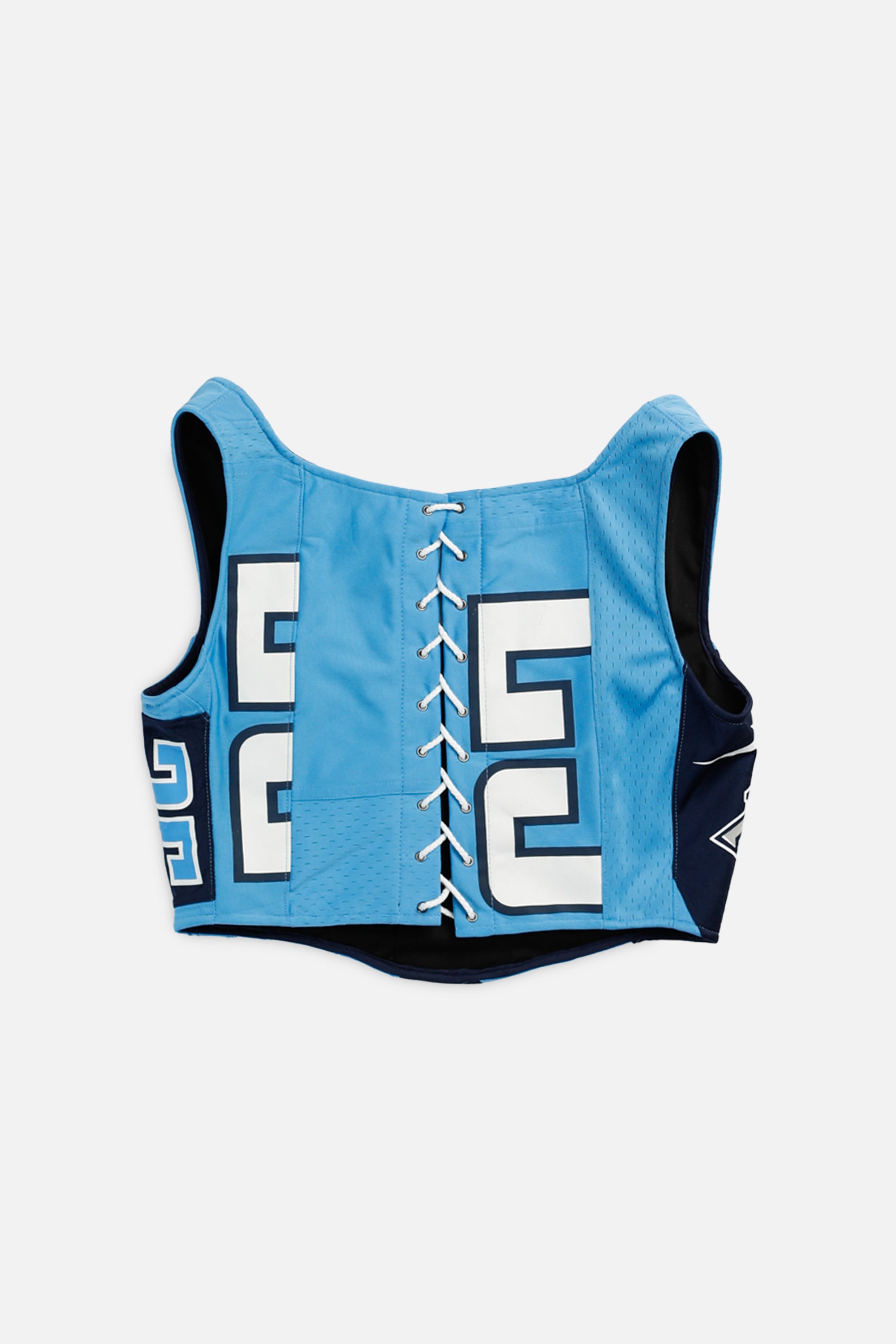 Rework Tennessee Titans NFL Corset - L-TOPS-NFL-L-Frankie Collective Rare Vintage Streetwear Reworks