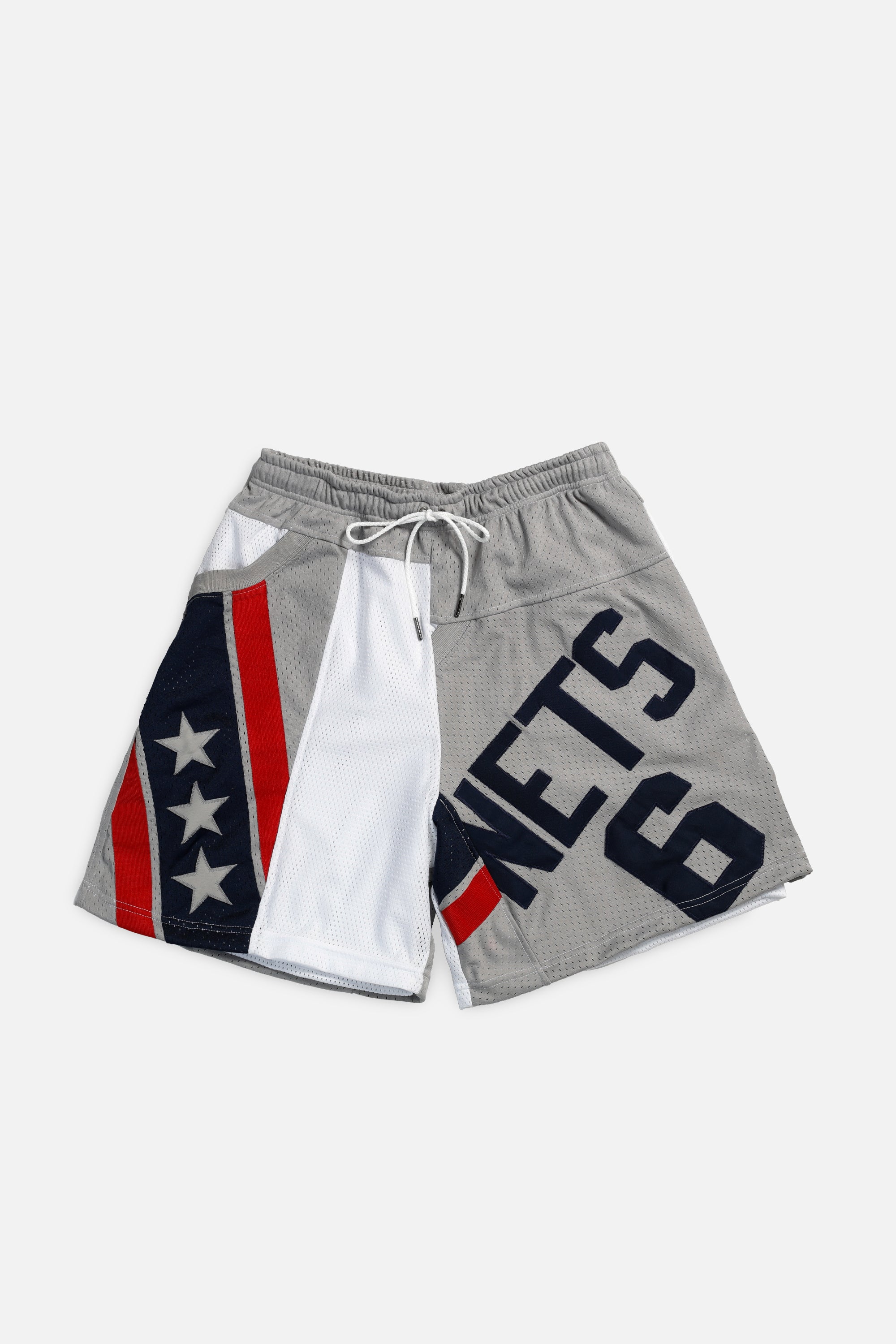 Unisex Rework Brooklyn Nets Jersey Shorts - Women's M - Men's S-SHORTS-NBA-Frankie Collective