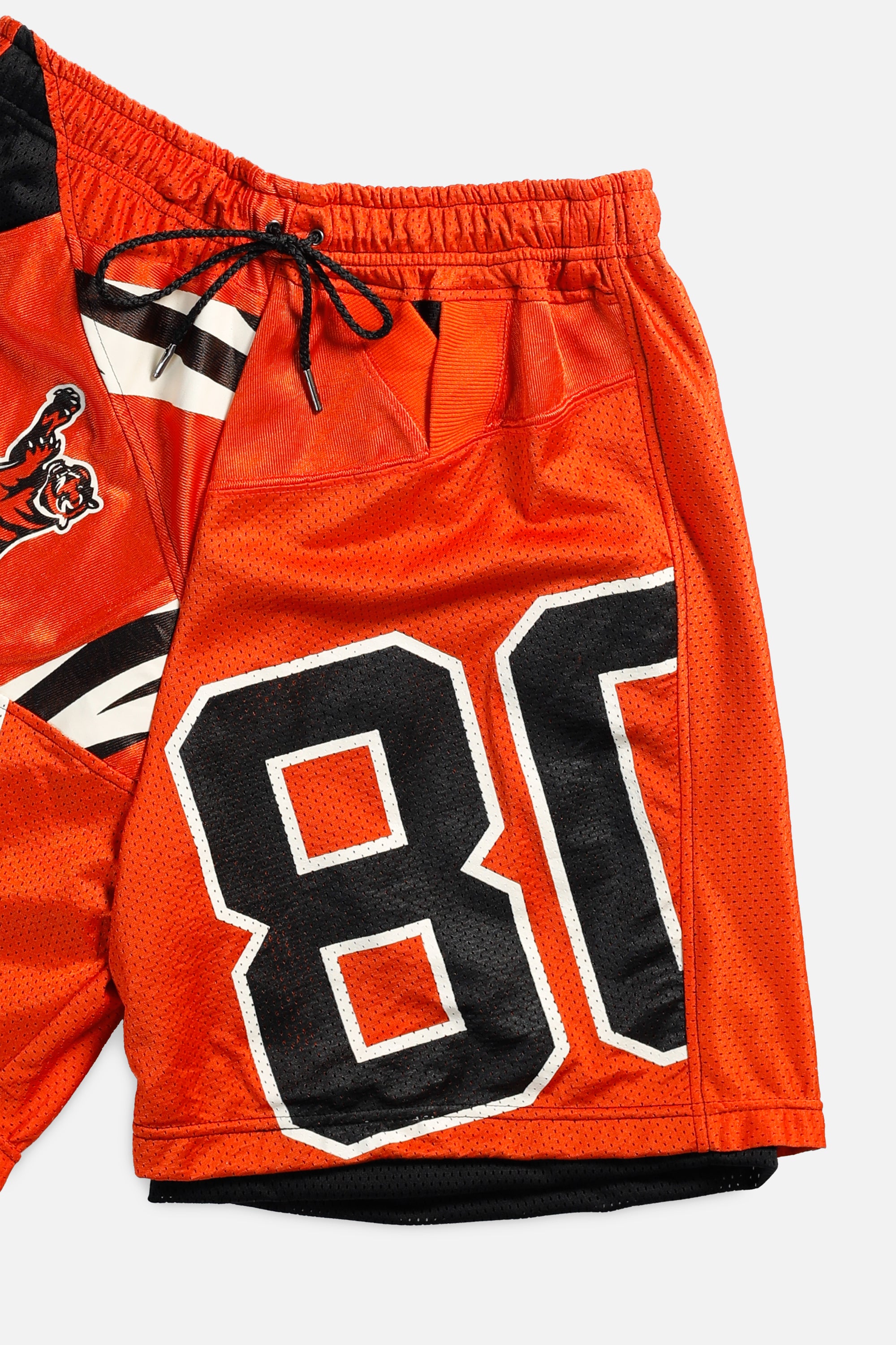 Unisex Rework Cincinnati Bengals Jersey Shorts - Women's M - Men's S-SHORTS-NFL-Frankie Collective