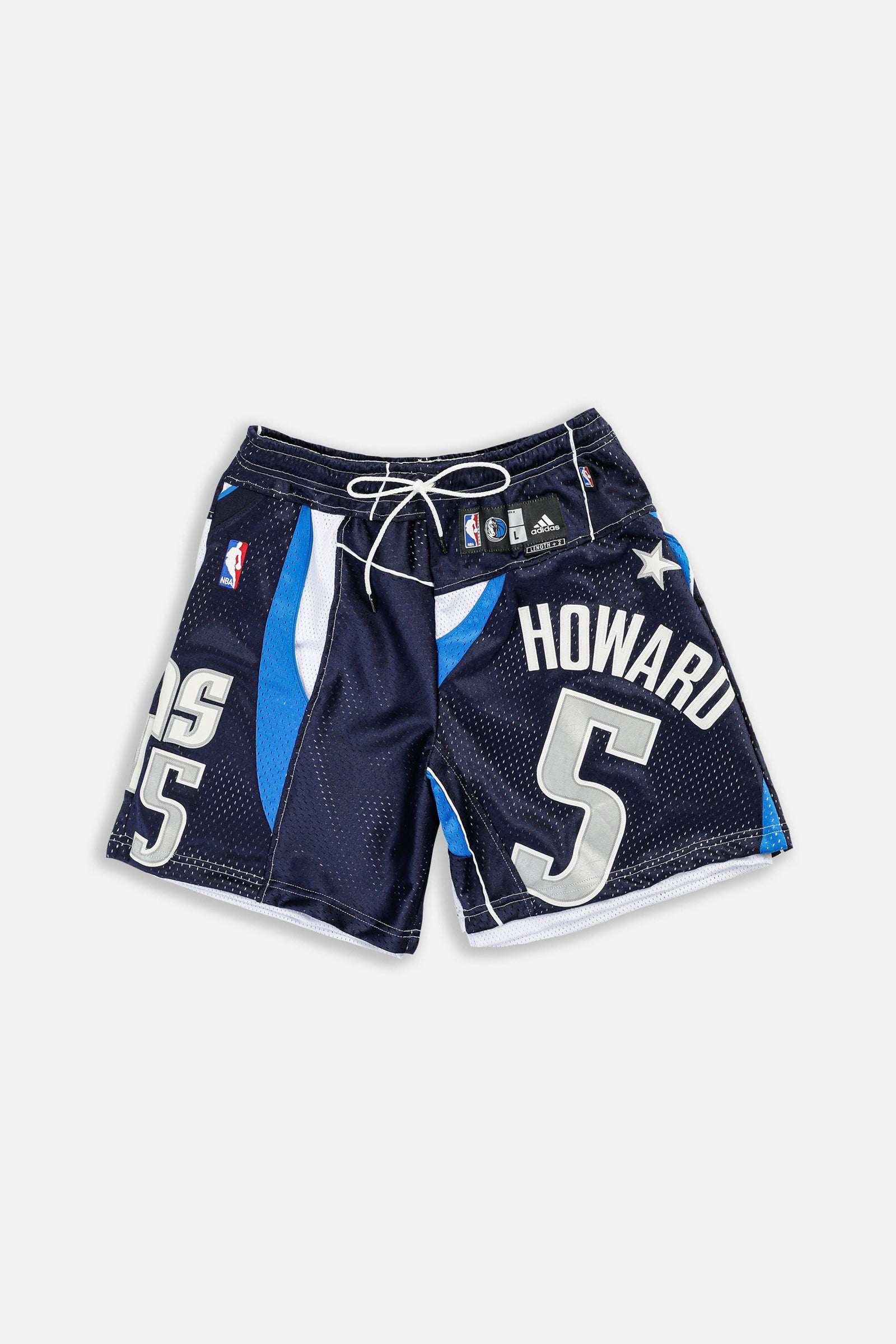 Unisex Rework Dallas Mavericks NBA Jersey Shorts - M-BOTTOMS-NBA-Women's M - Men's S-Frankie Collective Rare Vintage Streetwear Reworks