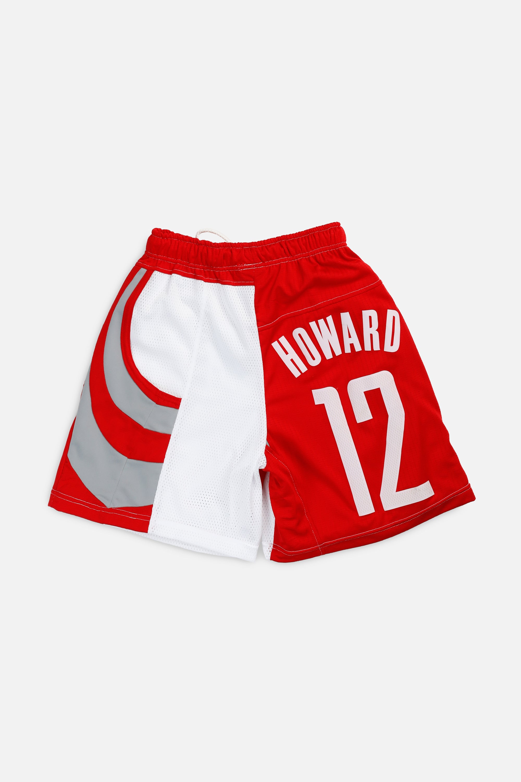 Unisex Rework Houston Rockets NBA Jersey Shorts - XS-BOTTOMS-NBA-Women's XS - Men's XXS-Frankie Collective Rare Vintage Streetwear Reworks