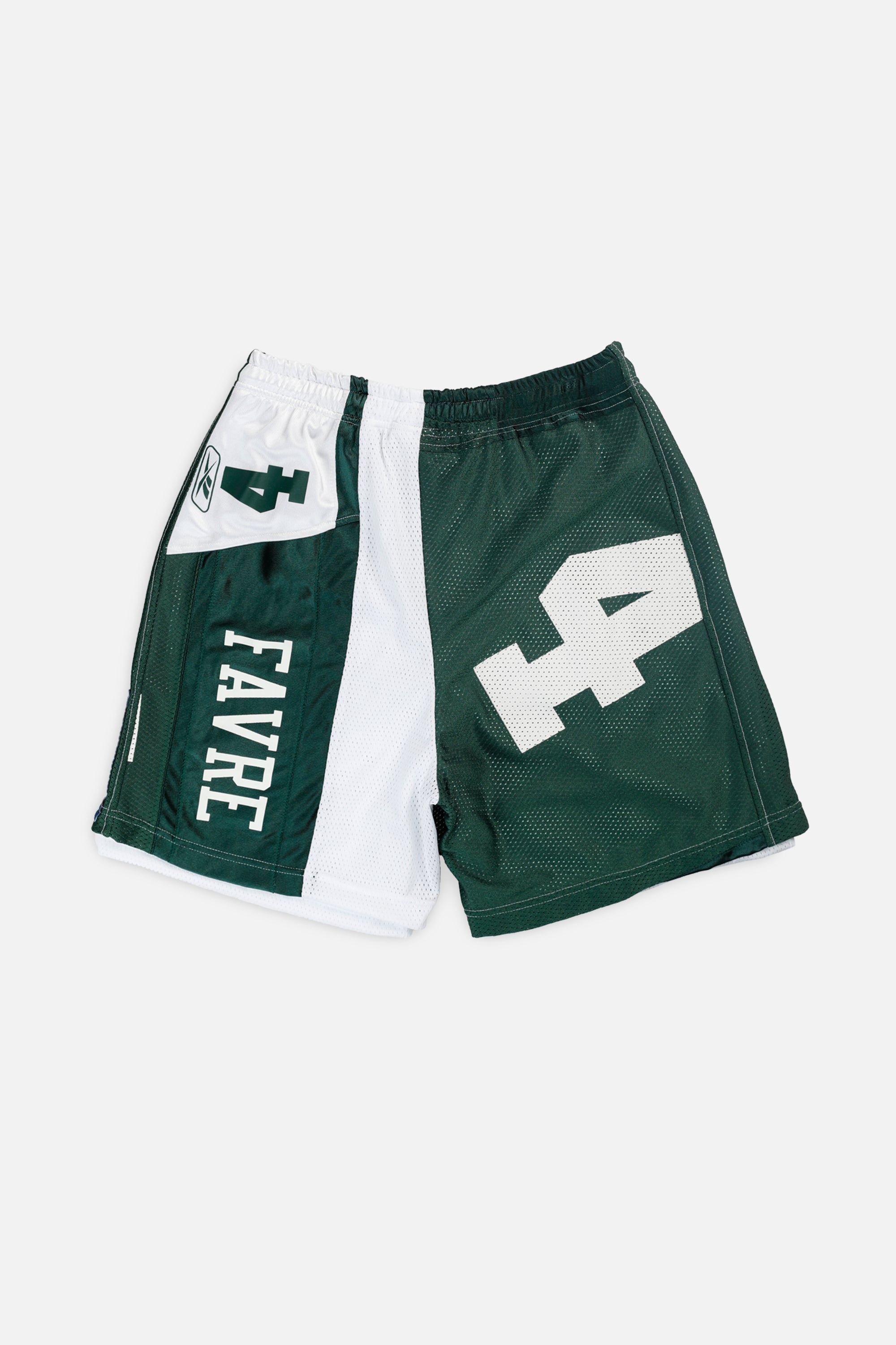 Unisex Rework NY Jets NFL Jersey Shorts - M-BOTTOMS-NFL-Women's M - Men's S-Frankie Collective Rare Vintage Streetwear Reworks