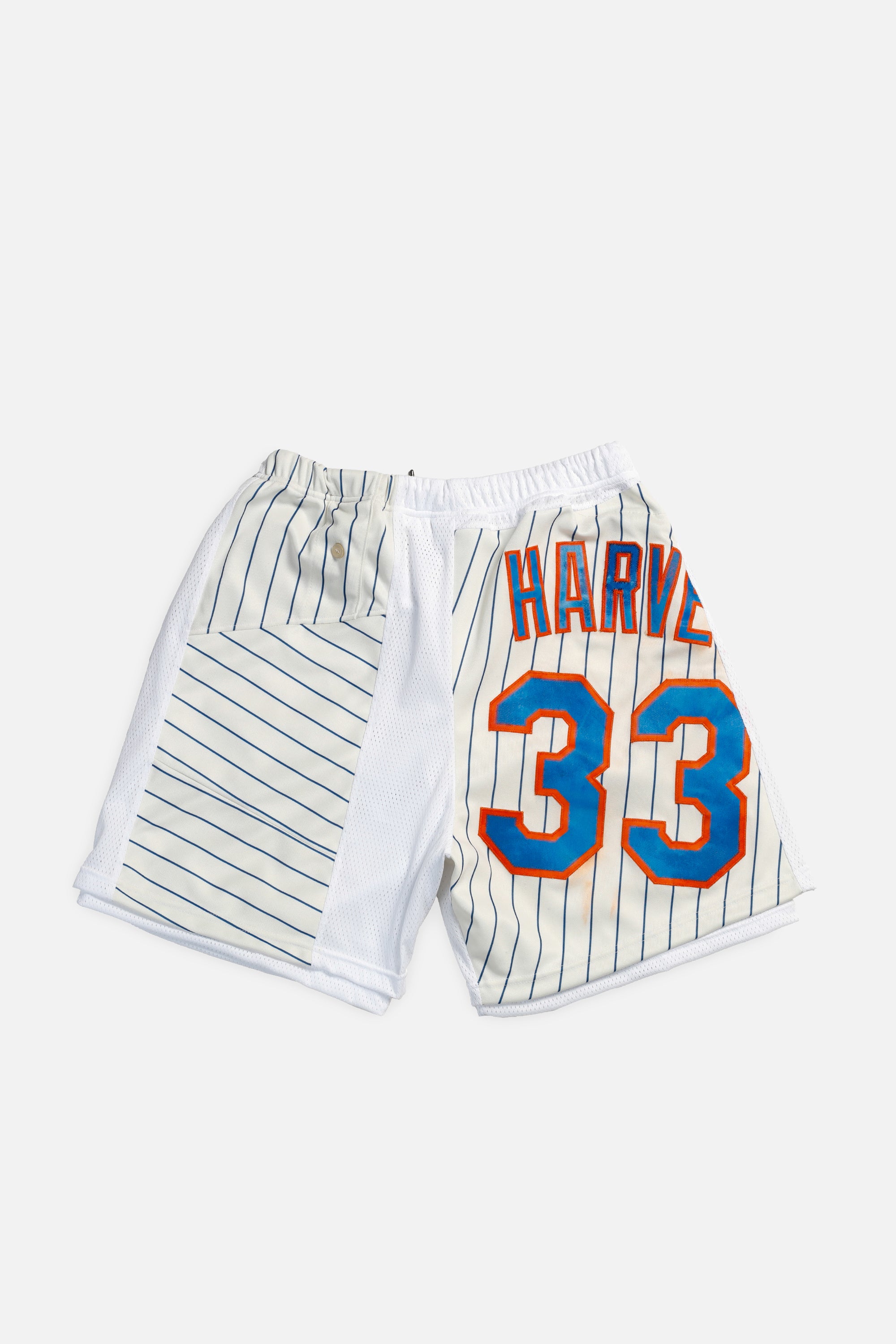 Unisex Rework NY Mets Jersey Shorts - Women's L - Men's M-SHORTS-MLB-Frankie Collective