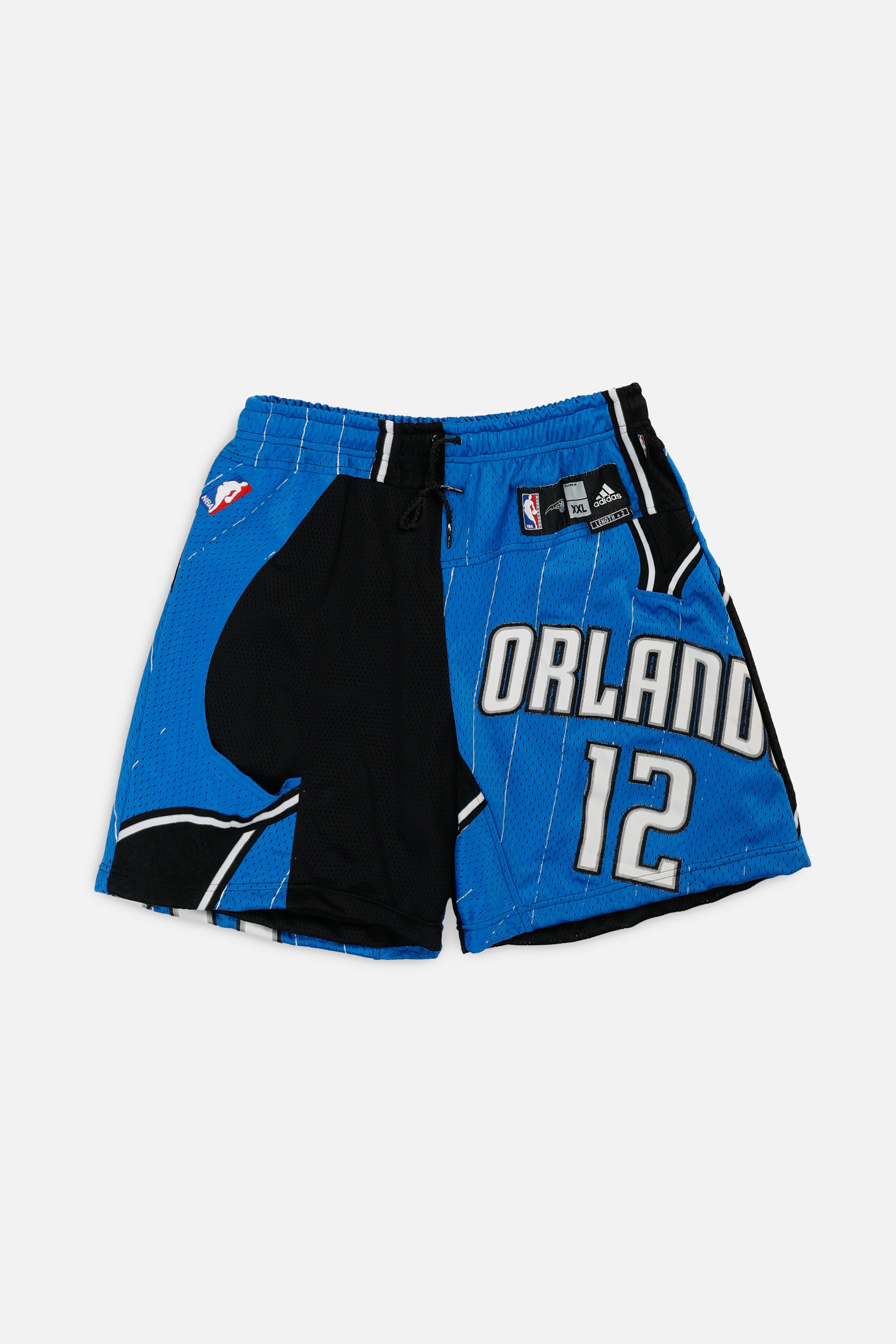 Unisex Rework Orlando Magic NBA Jersey Shorts - M-BOTTOMS-NBA-Women's M - Men's S-Frankie Collective Rare Vintage Streetwear Reworks