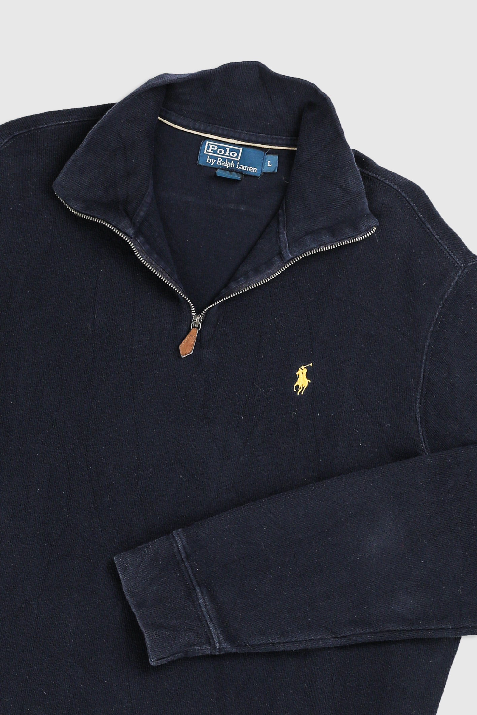 Vintage 1/4 Zip Sweater-SWEATERS-vendor-unknown-Frankie Collective Rare Vintage Streetwear Reworks