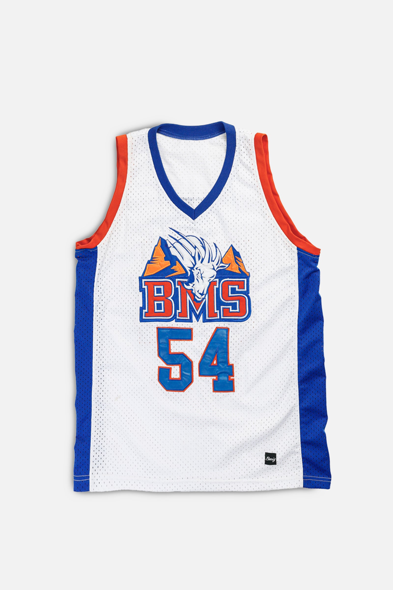 Vintage BMS Basketball Jersey - M-JERSEYS-vendor-unknown-M-Frankie Collective Rare Vintage Streetwear Reworks