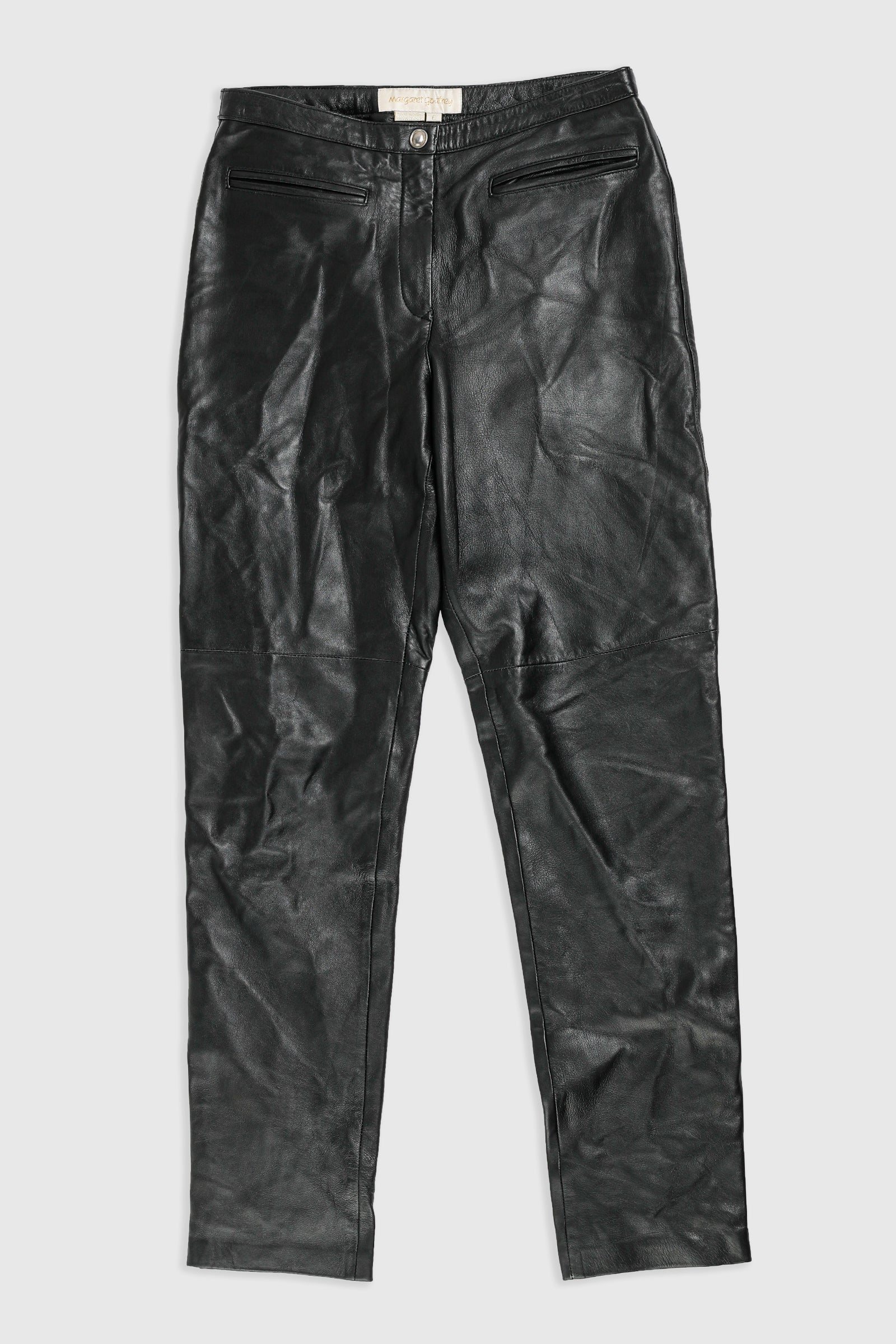 Vintage Leather Pants - Women's M-BOTTOMS-vendor-unknown-Frankie Collective Rare Vintage Streetwear Reworks