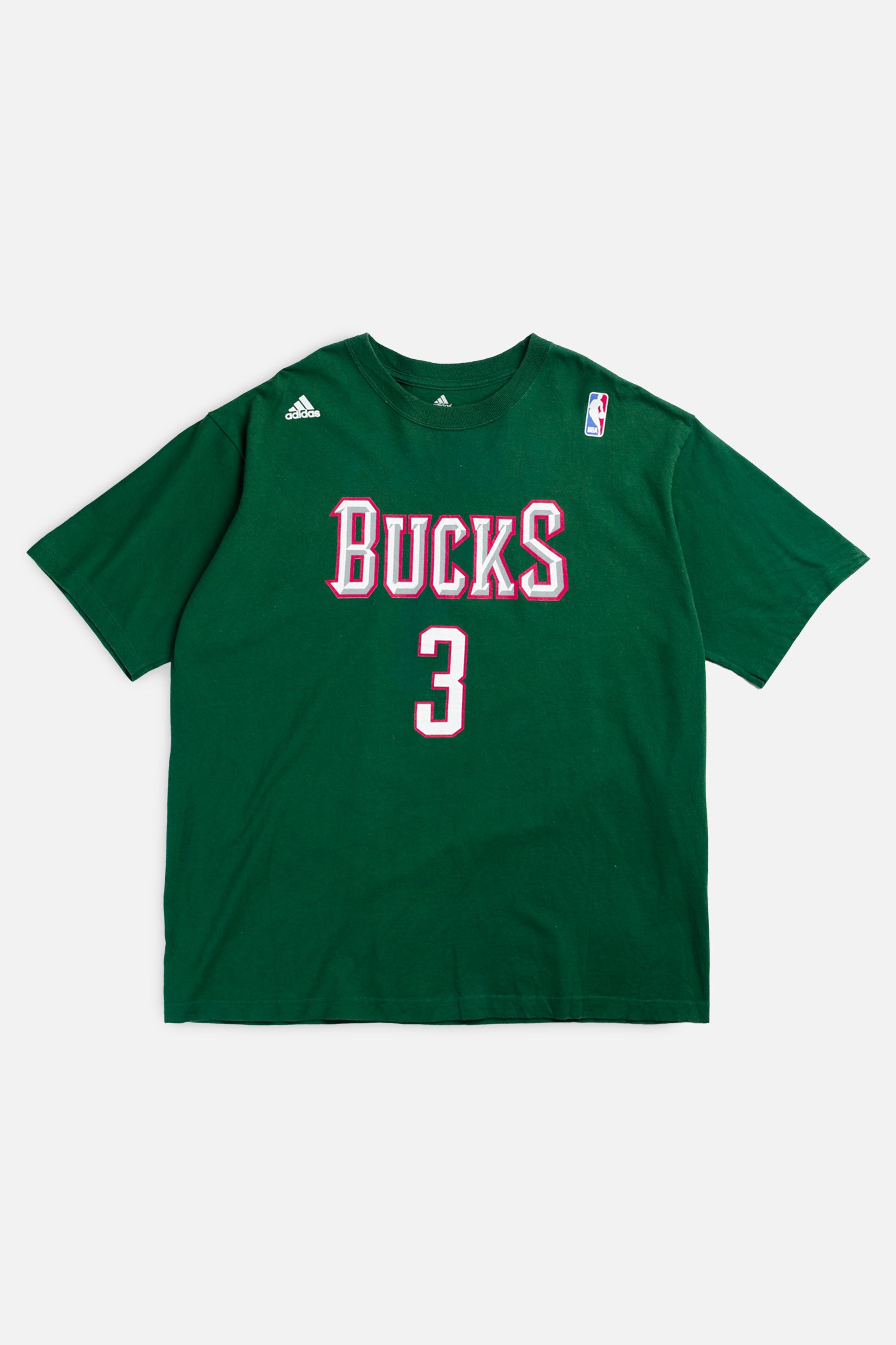 Vintage Milwaukee Bucks NBA Tee - L-TSHIRTS-NBA-L-Frankie Collective Rare Vintage Streetwear Reworks
