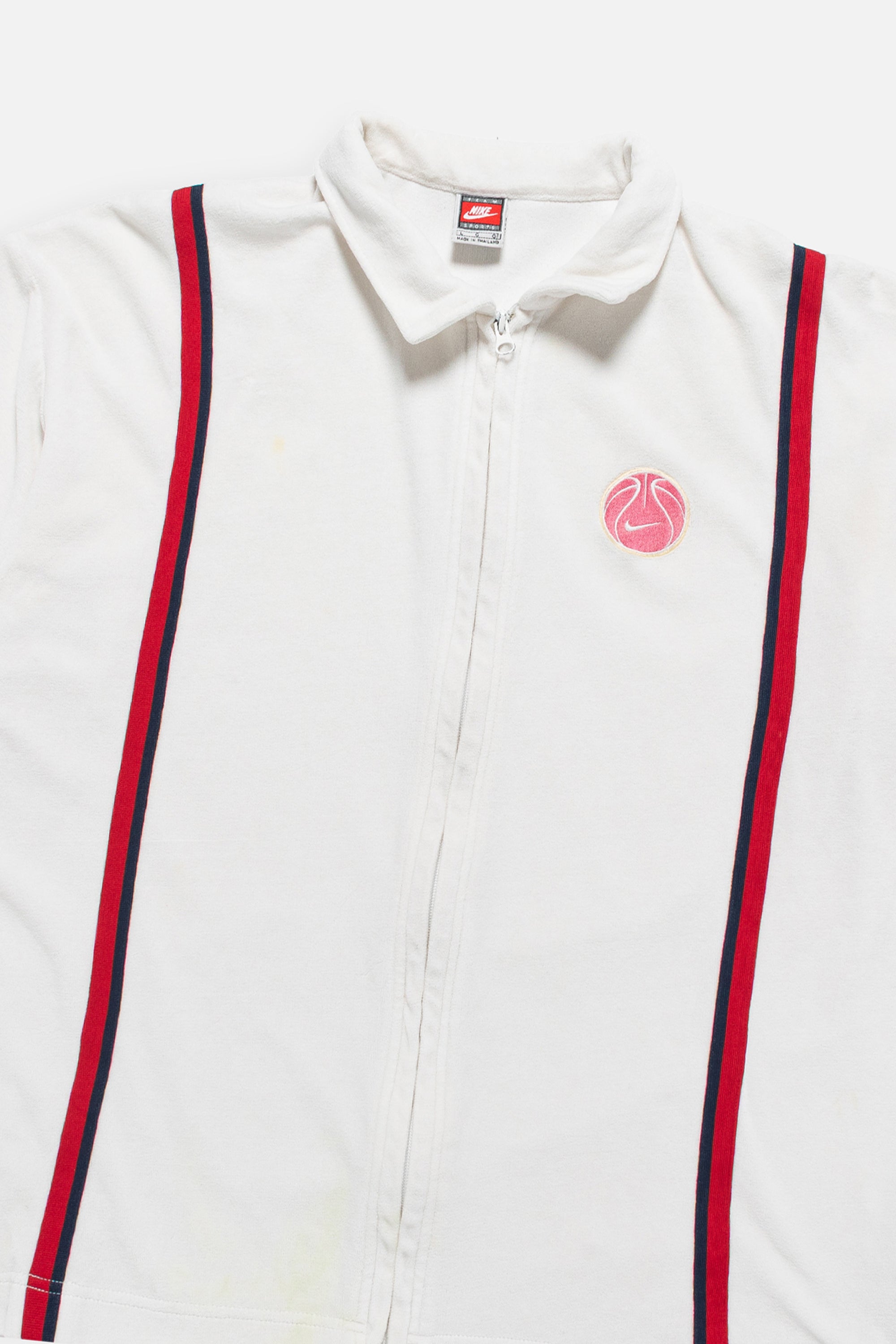 Vintage Nike Velour Warm Up Shirt - L-JERSEYS-Nike-Frankie Collective