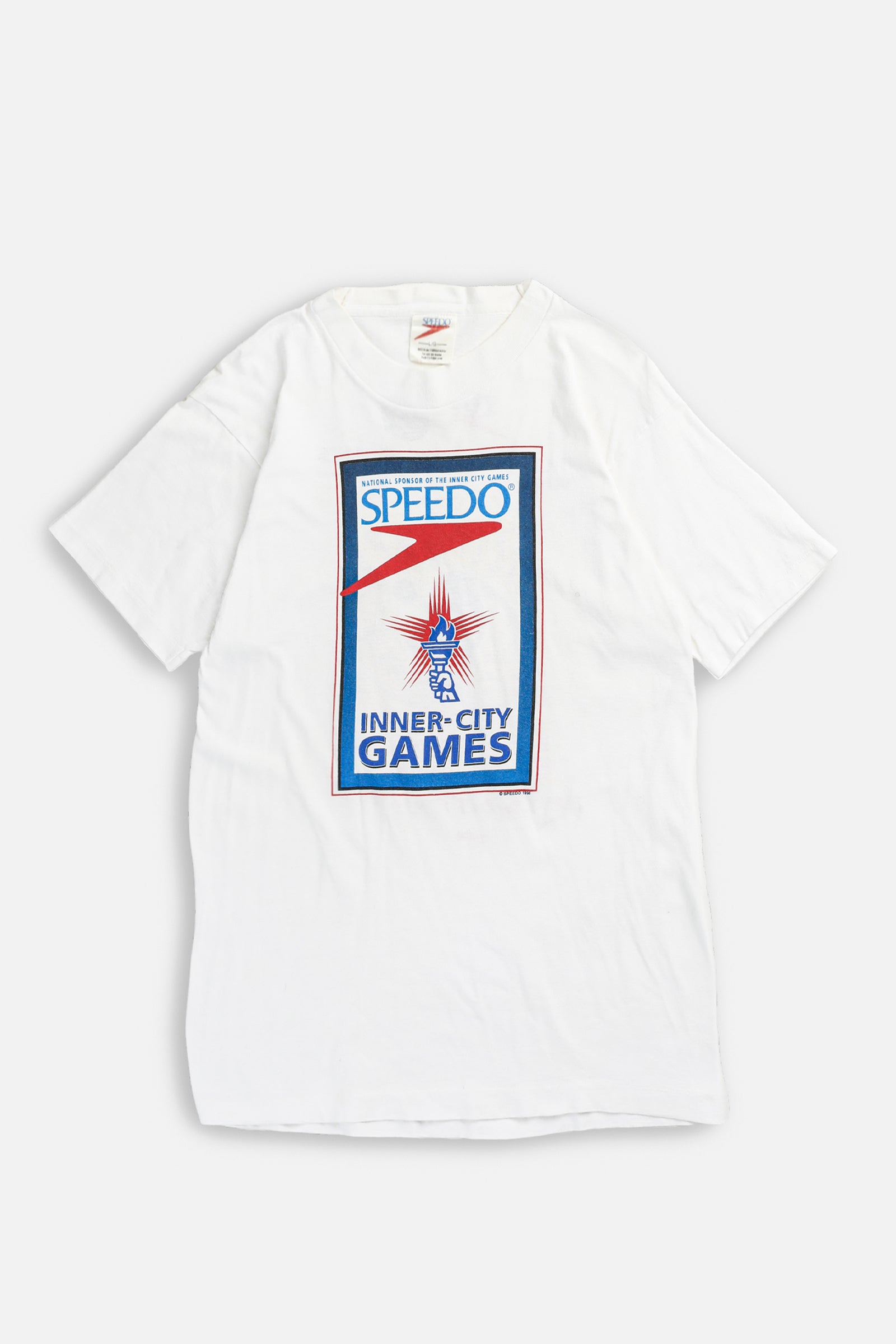 Vintage Speedo Tee - S-TSHIRTS-vendor-unknown-S-Frankie Collective Rare Vintage Streetwear Reworks