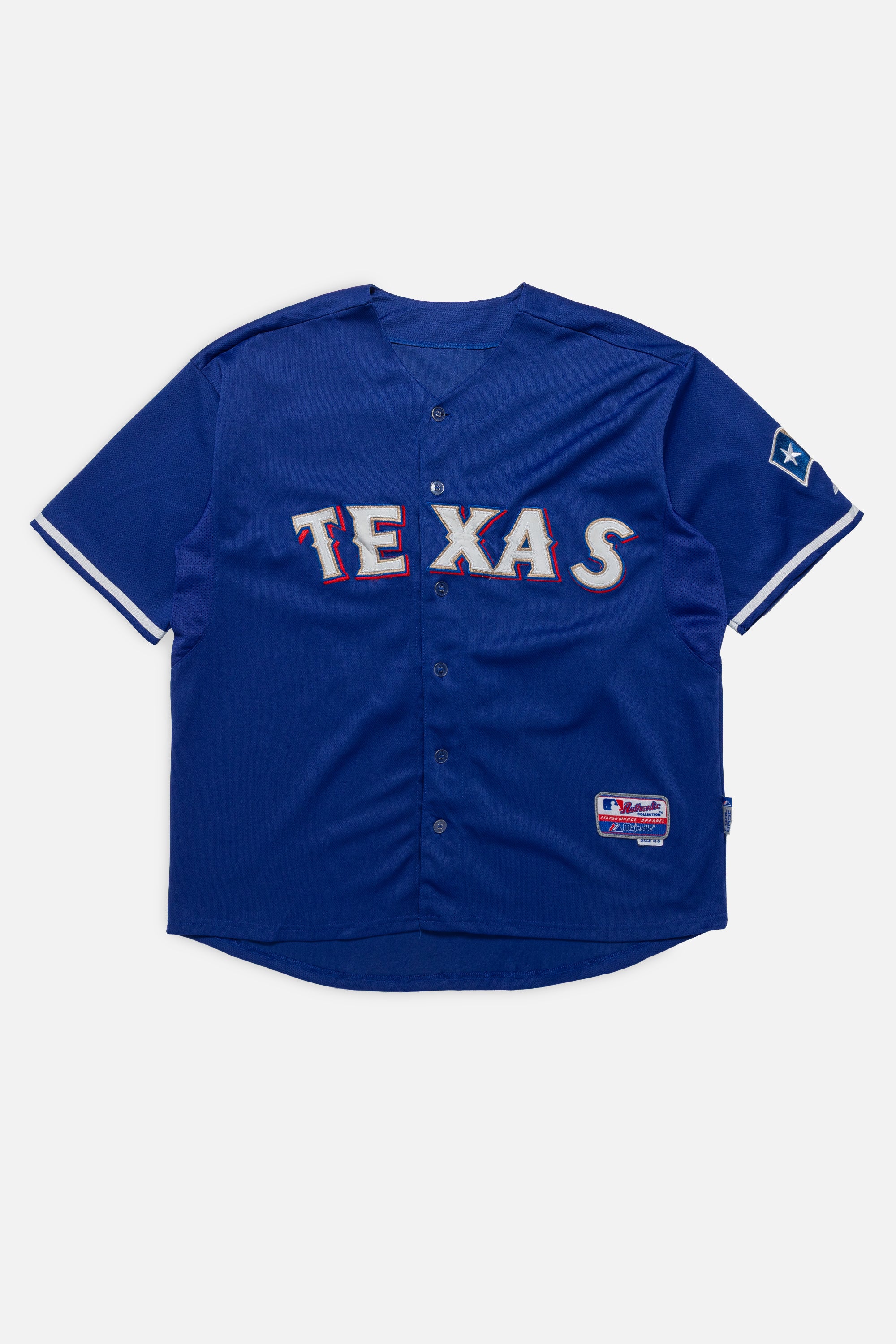 Vintage Texas Rangers Jersey-MLB-Frankie Collective-Rework-Vintage-Streetwear