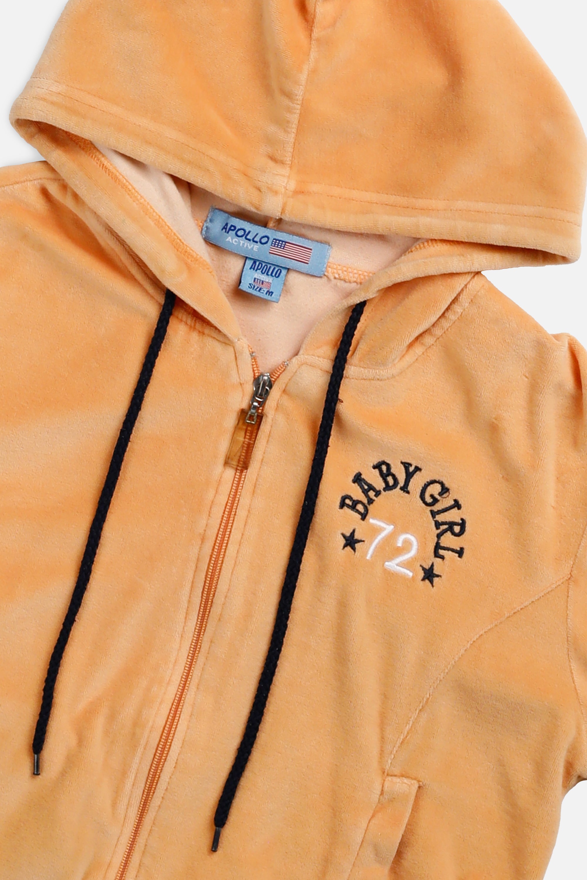 Vintage Velour Sweatshirt - M-SWEATERS-vendor-unknown-M-Frankie Collective Rare Vintage Streetwear Reworks