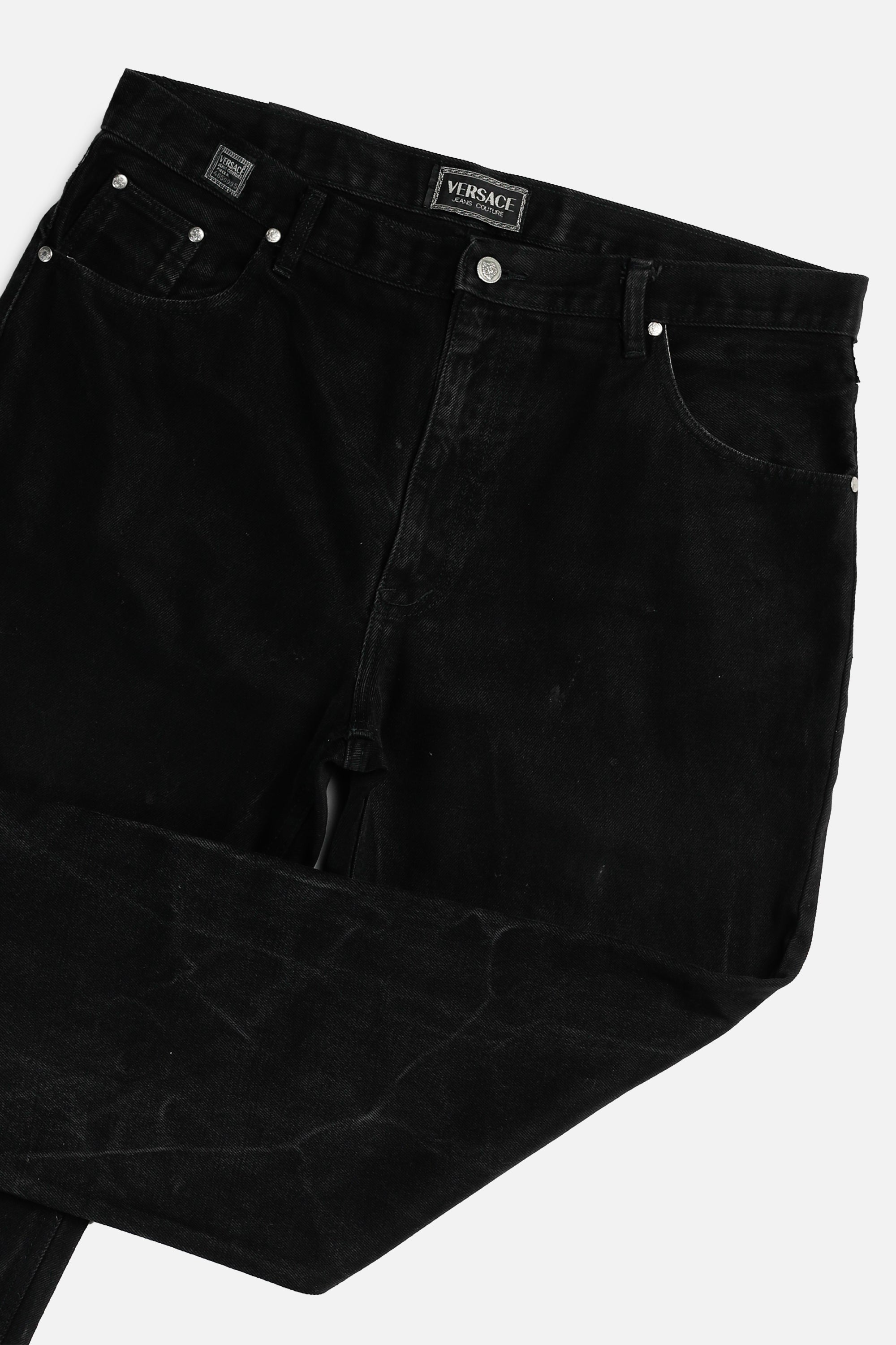 Vintage Versace Denim Pants - W38-BOTTOMS-Versace-W38-Frankie Collective Rare Vintage Streetwear Reworks