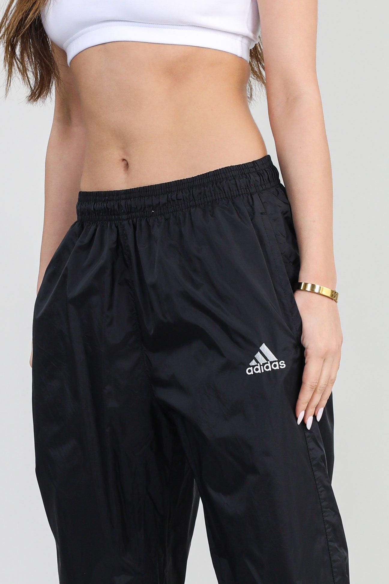 Vintage Adidas Windbreaker Pants - XS, S, M, L, XL, XXL-BOTTOMS-Adidas-XS-Frankie Collective Rare Vintage Streetwear Reworks