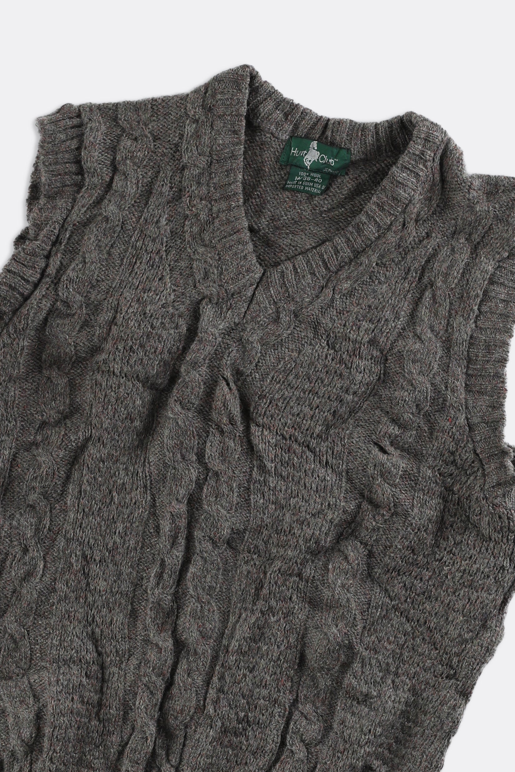 Vintage Knit Sweater Vest-SWEATERS-vendor-unknown-Frankie Collective Rare Vintage Streetwear Reworks