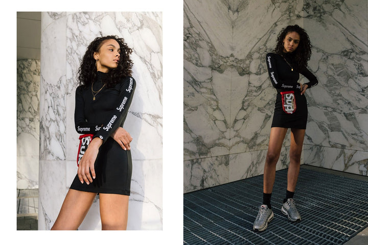 HYPEBAE: FRANKIE COLLECTIVE JUST DROPPED SUPREME MINI DRESSES FOR THE WARM WEATHER