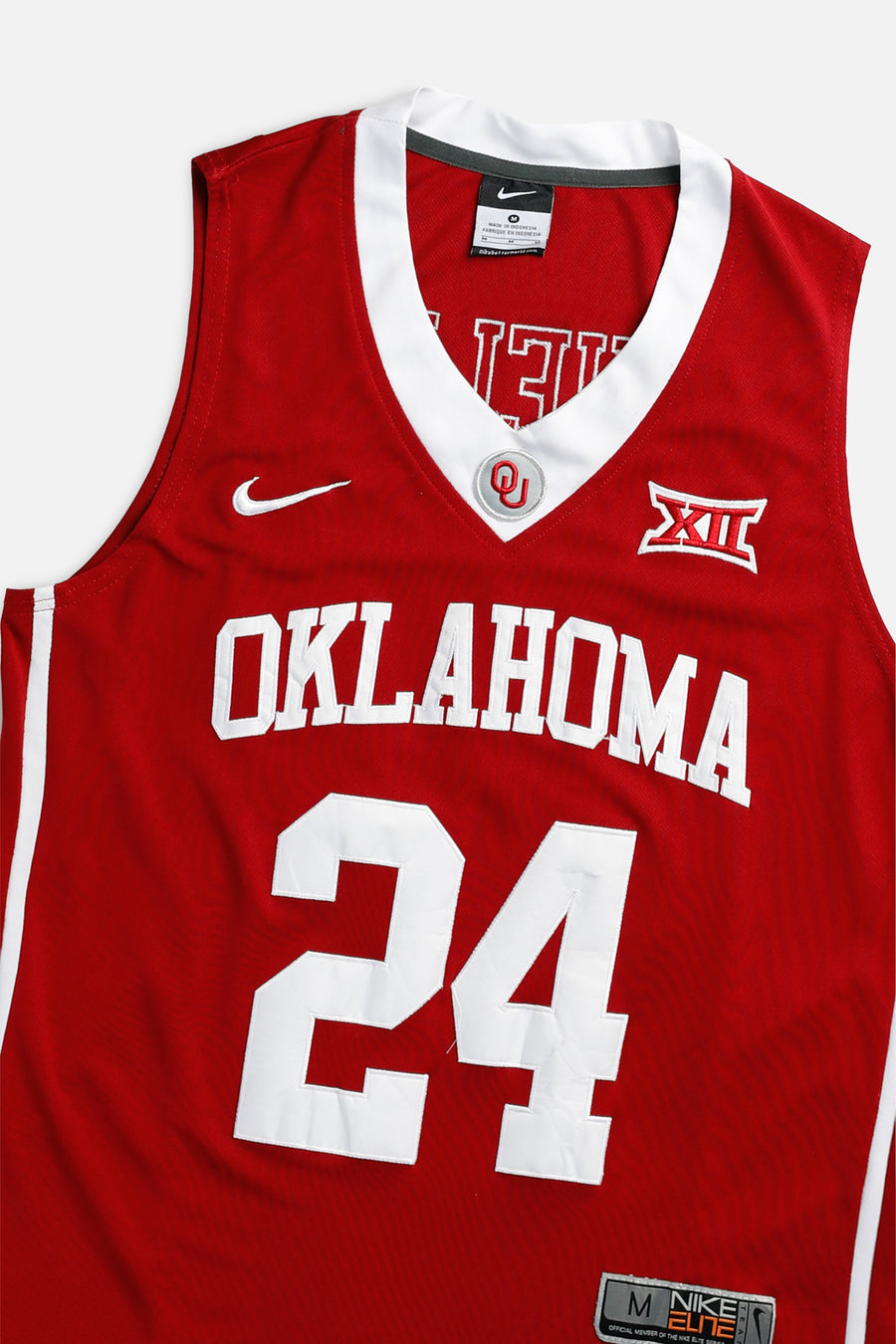 Vintage Oklahoma Sooners NCAA Basketball Jersey - M