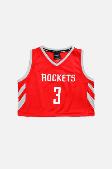 Rework Houston Rockets NBA Crop Jersey - XS