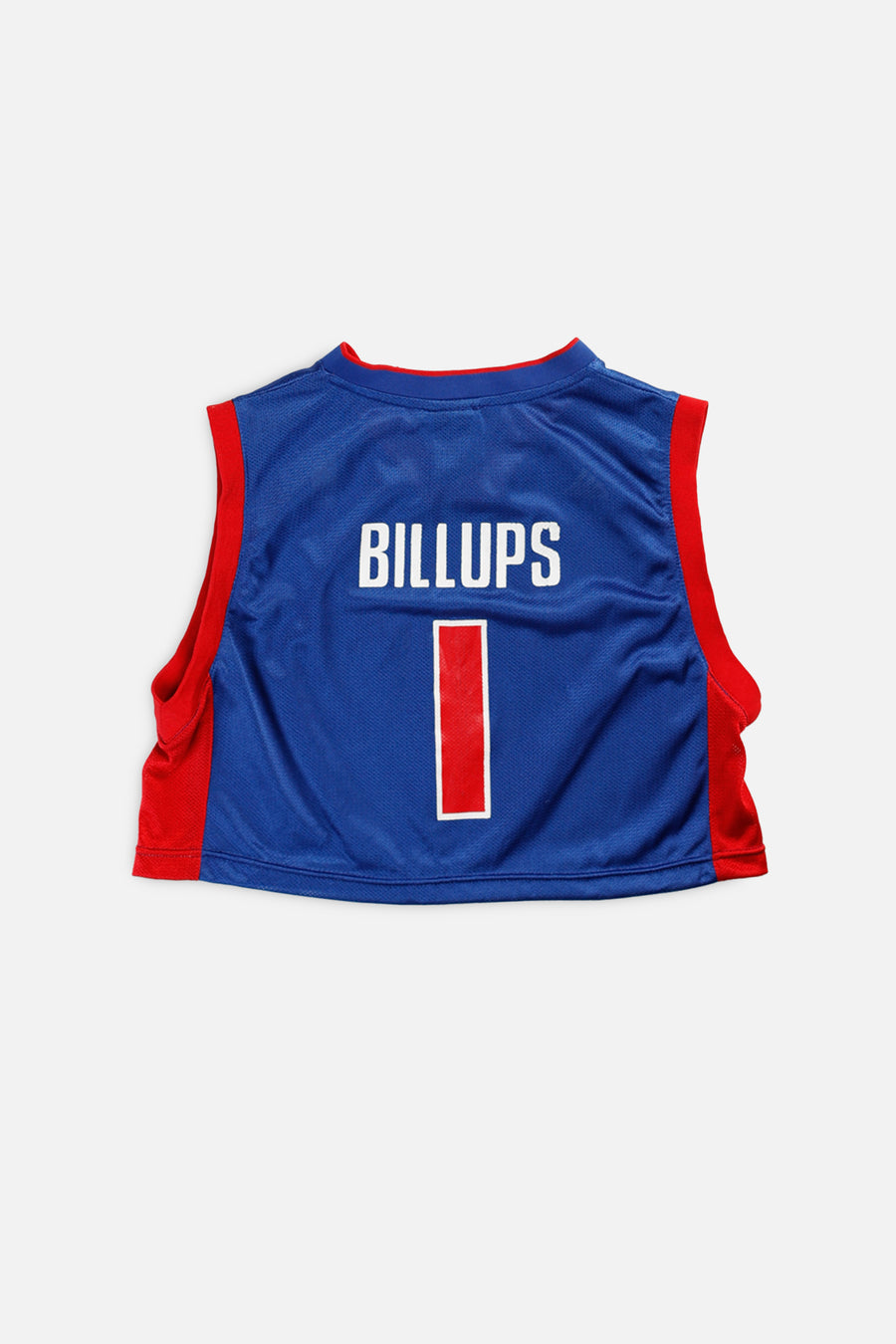 Rework Detroit Pistons NBA Crop Jersey - M