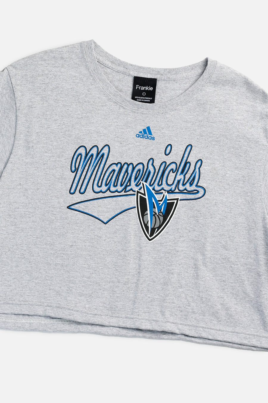 Rework Dallas Mavericks NBA Crop Tee - L