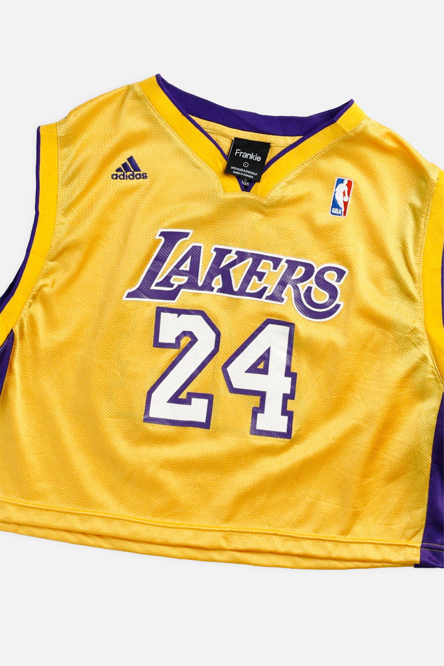 Rework LA Lakers NBA Crop Jersey - L